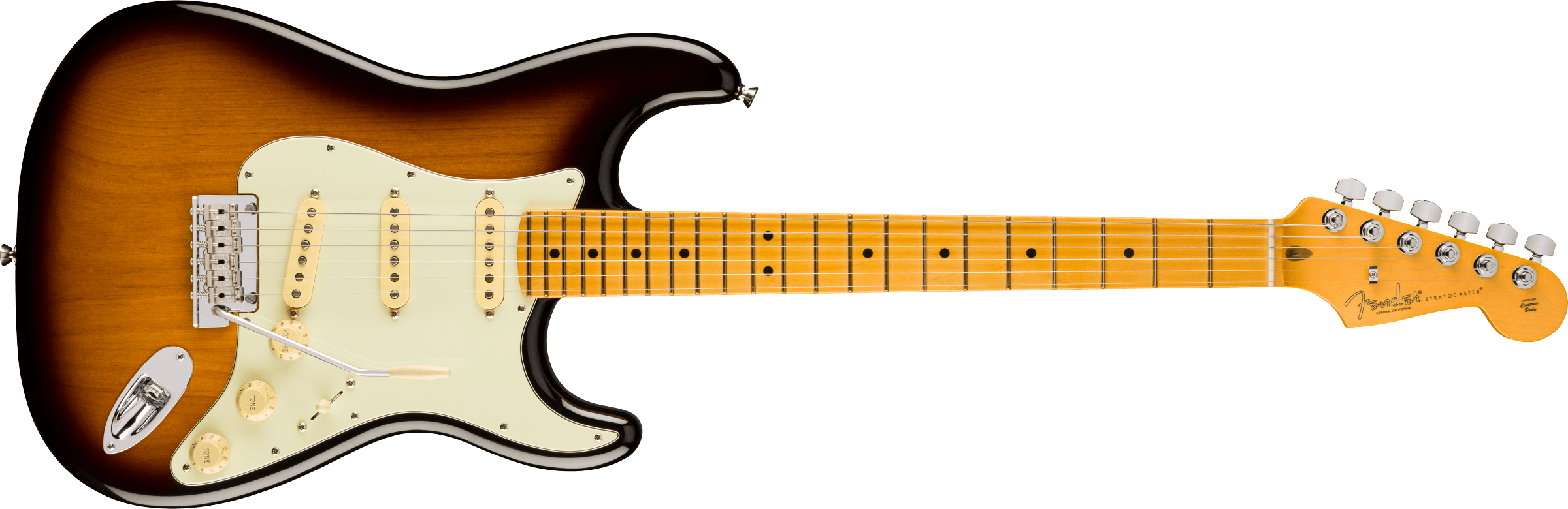 Fender® American Professional II Stratocaster, Maple Fingerboard, Anniversary 2-Color Sunburst