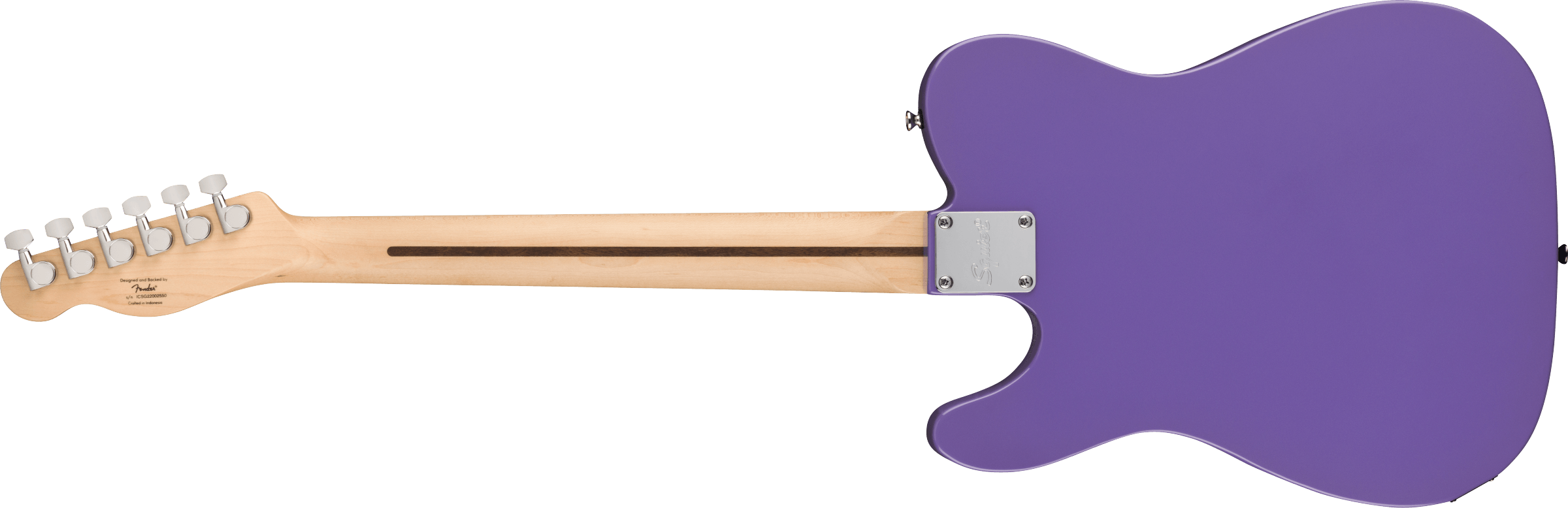 Squier® Squier Sonic® Esquire® H, Laurel Fingerboard, Black Pickguard, Ultraviolet
