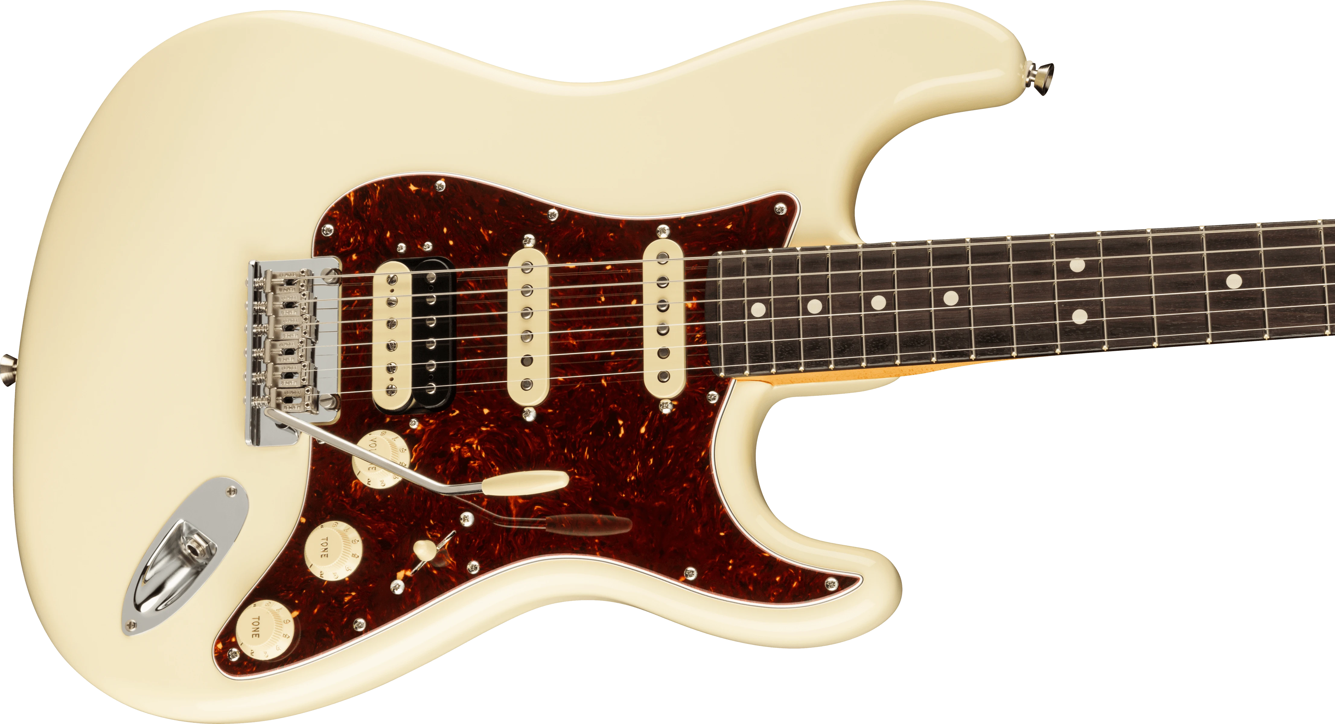 Fender® American Professional II Stratocaster® HSS, Rosewood Fingerboard, Olympic White