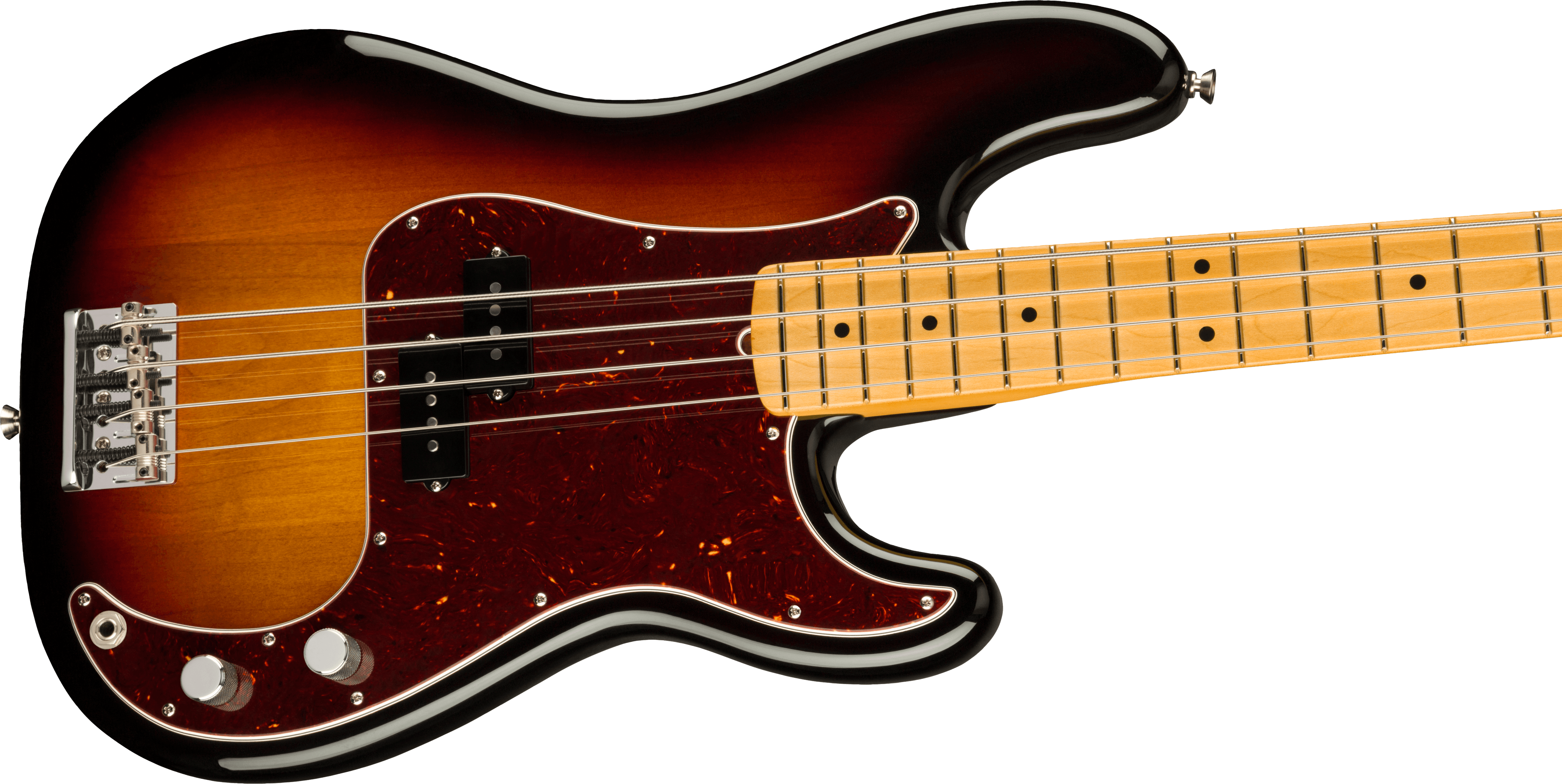 Fender® American Professional II Precision Bass®, Maple Fingerboard, 3-Color Sunburst