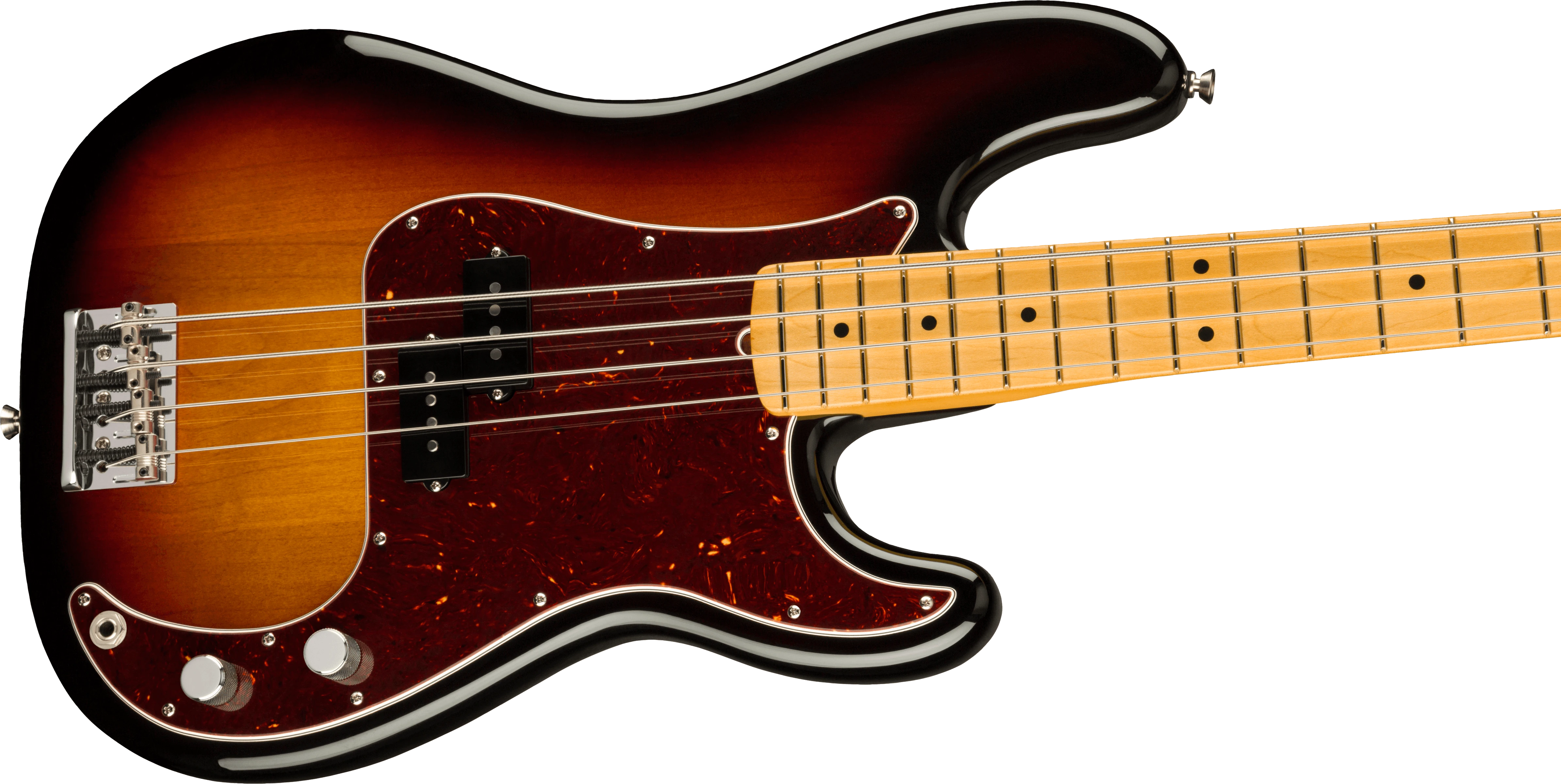 Fender® American Professional II Precision Bass®, Maple Fingerboard, 3-Color Sunburst