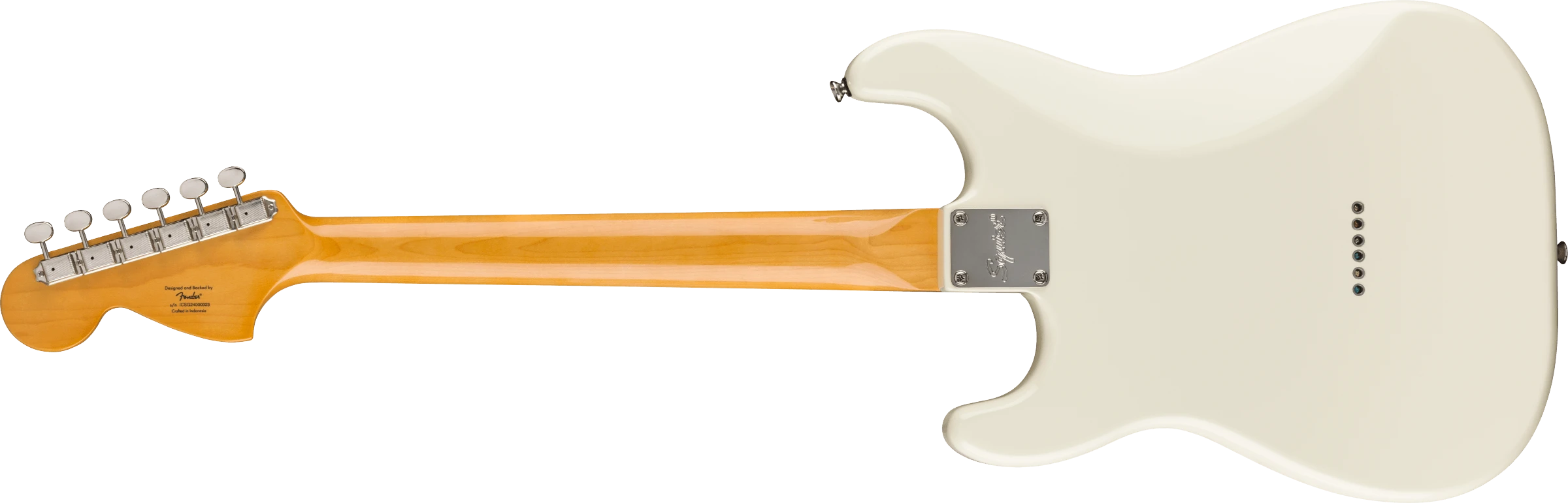 Squier® Classic Vibe™ '70s Stratocaster® HT HSS, Laurel Fingerboard, Black Pickguard, Olympic White