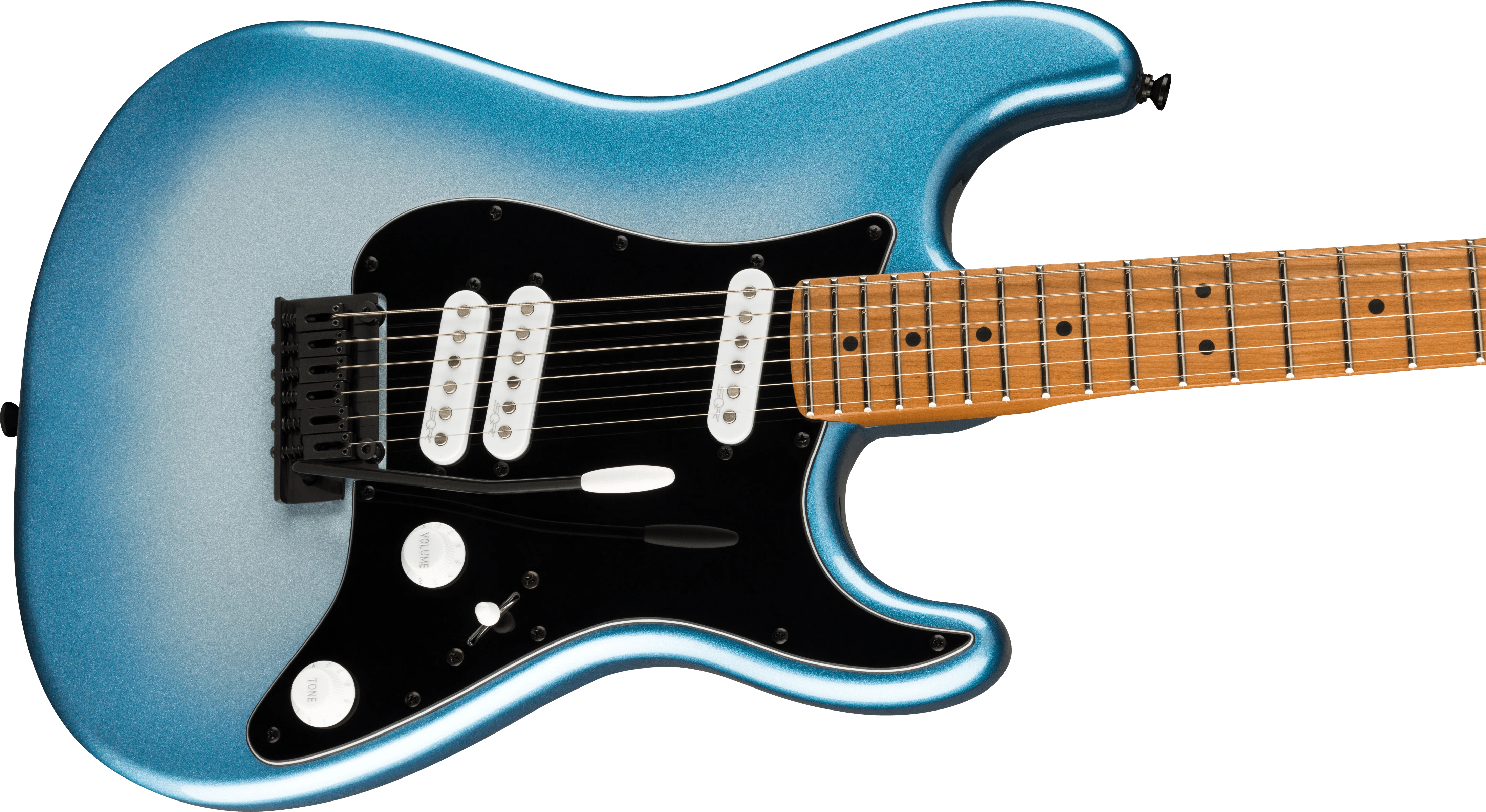 Squier® Contemporary Stratocaster® Special, Roasted Maple Fingerboard, Black Pickguard, Sky Burst Metallic