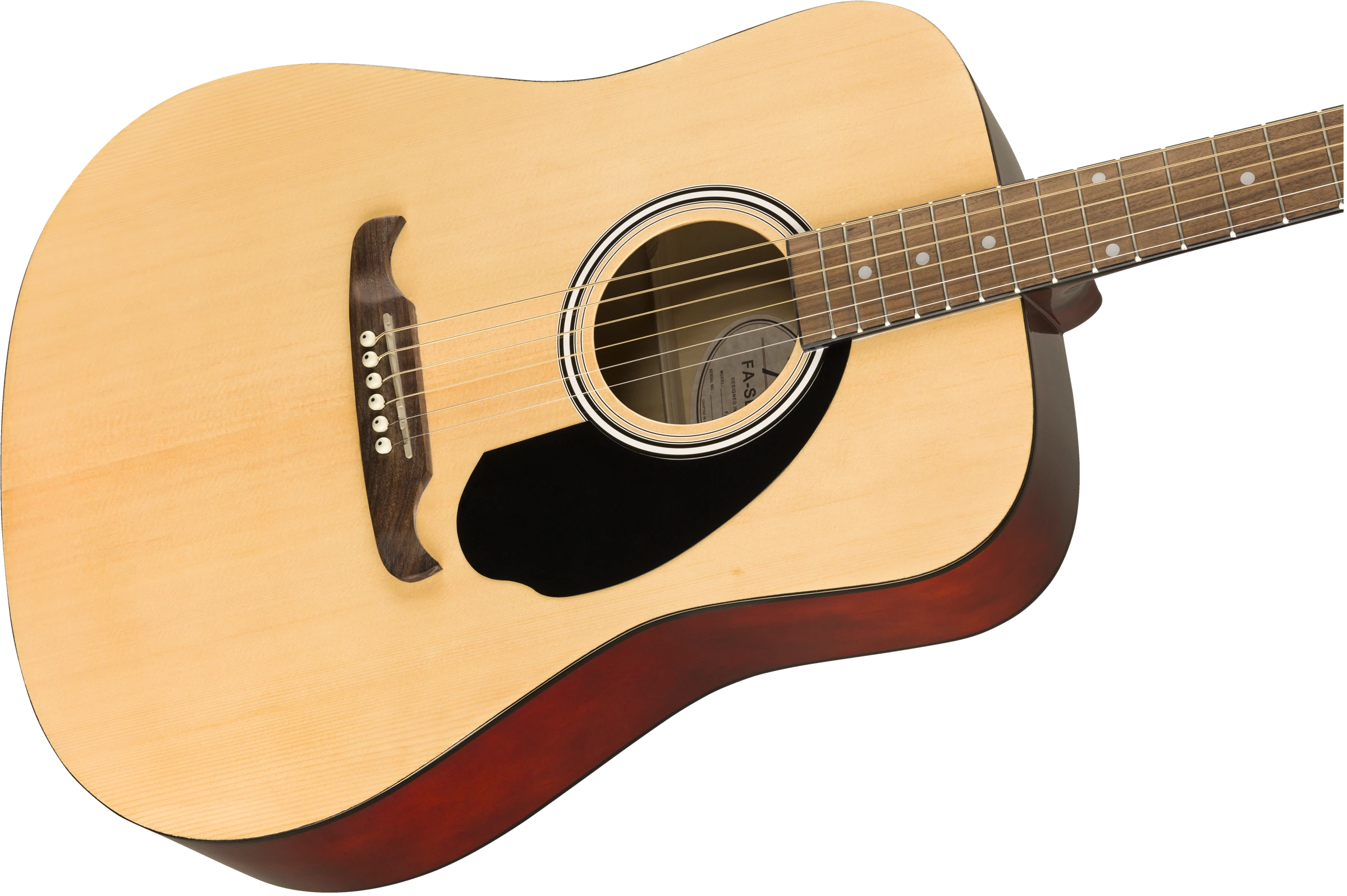 Fender® FA-125 Dreadnought w/bag, Walnut Fingerboard, Natural