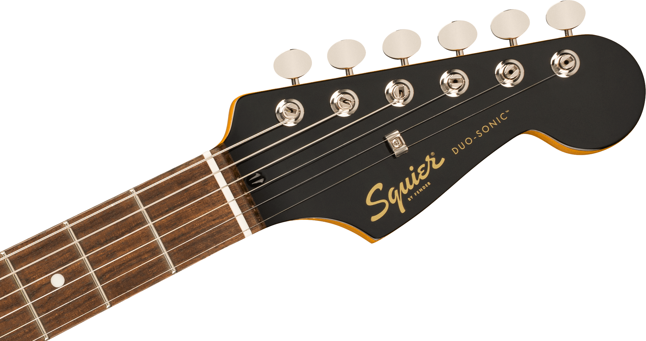 Squier® Classic Vibe™ Duo-Sonic™ HS, Laurel Fingerboard, Black Anodized Pickguard, Matching Headstock, Black