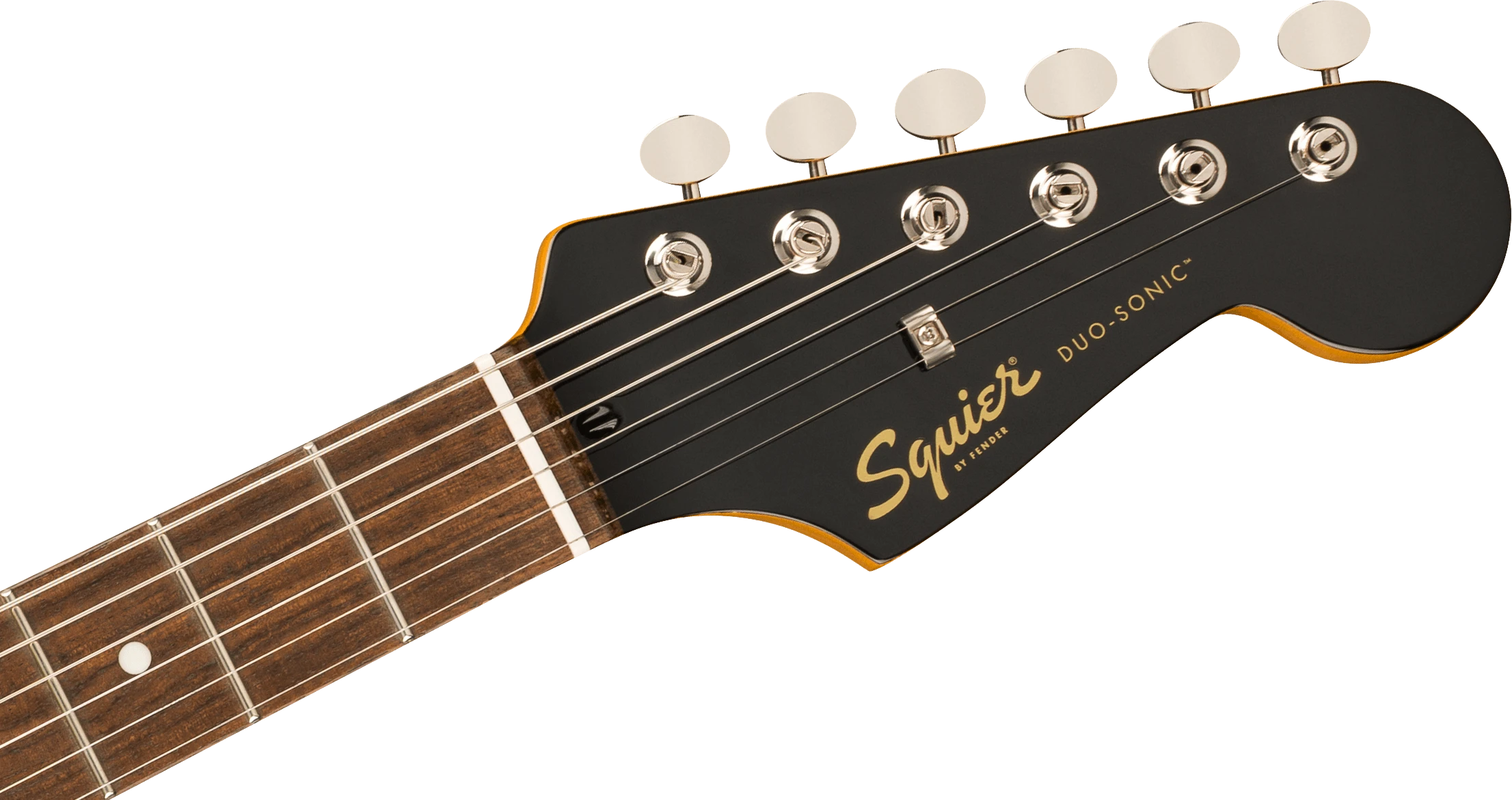 Squier® Classic Vibe™ Duo-Sonic™ HS, Laurel Fingerboard, Black Anodized Pickguard, Matching Headstock, Black
