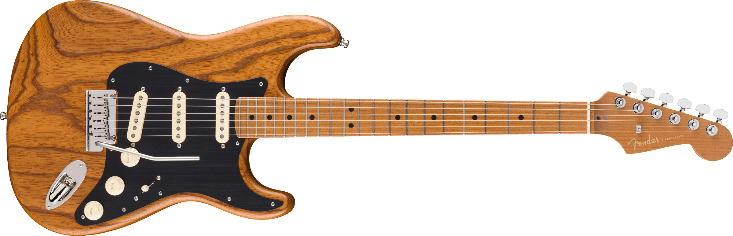 Fender® Limited Edition American Ultra II Stratocaster®, Roasted Maple Fingerboard, Natural