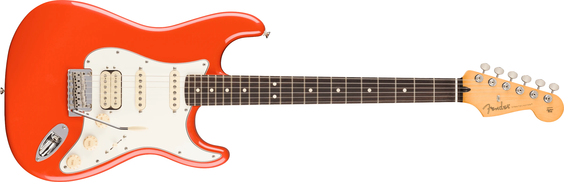 Fender® Player II Stratocaster® HSS, Rosewood Fingerboard, Rallye Orange
