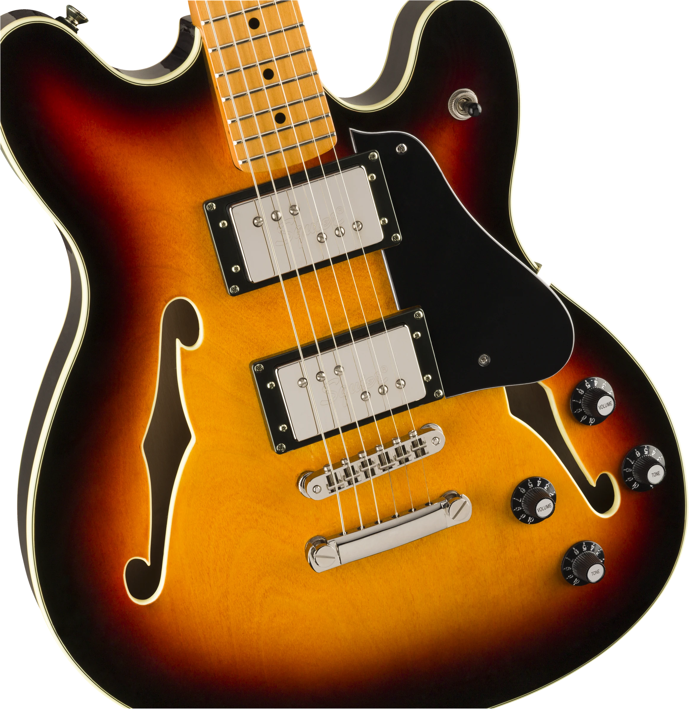 Squier® Classic Vibe Starcaster®, Maple Fingerbaord, 3-Color Sunburst