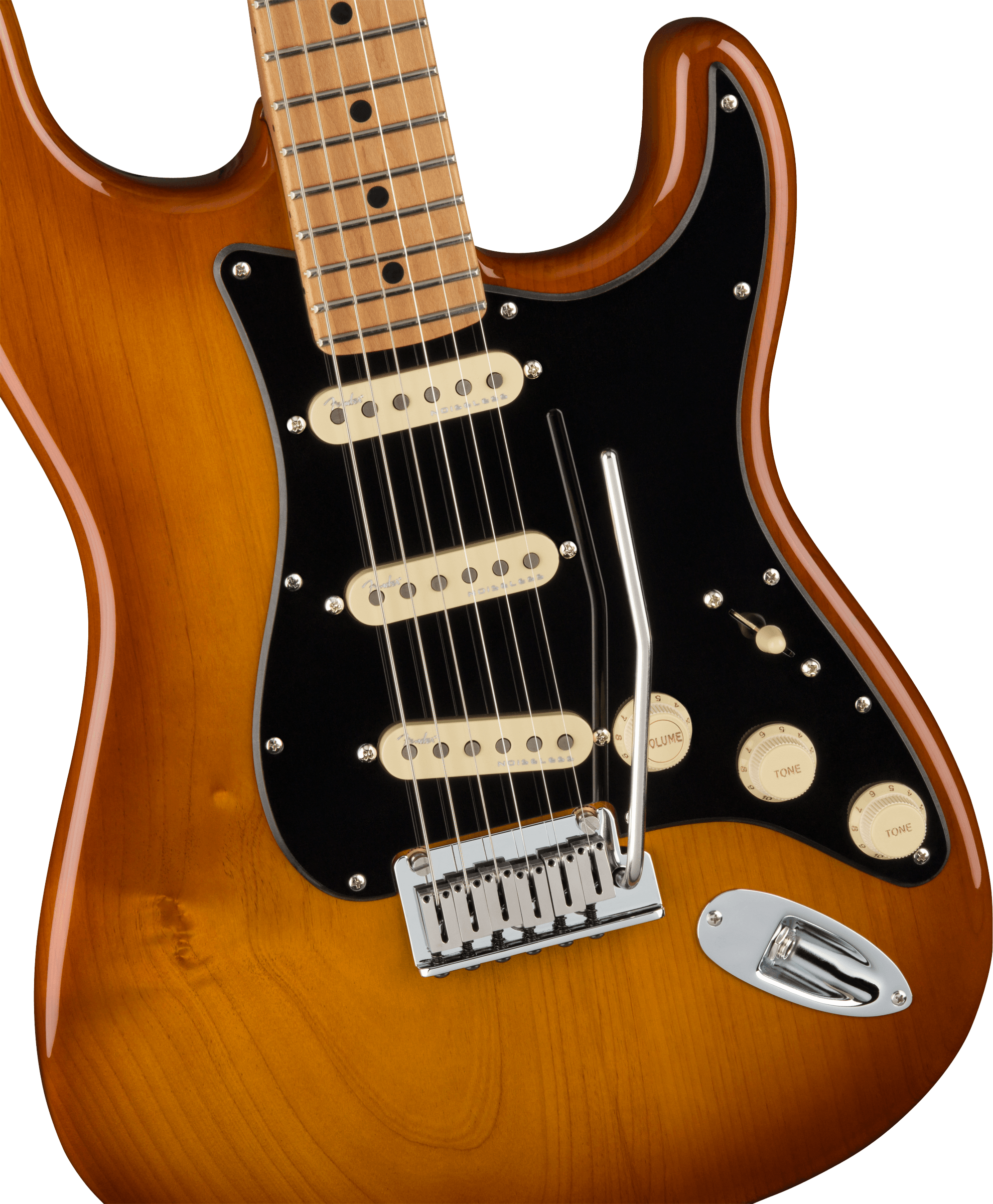 Fender® Limited Edition American Ultra Stratocaster®, Roasted Maple Fingerboard, Honey Burst