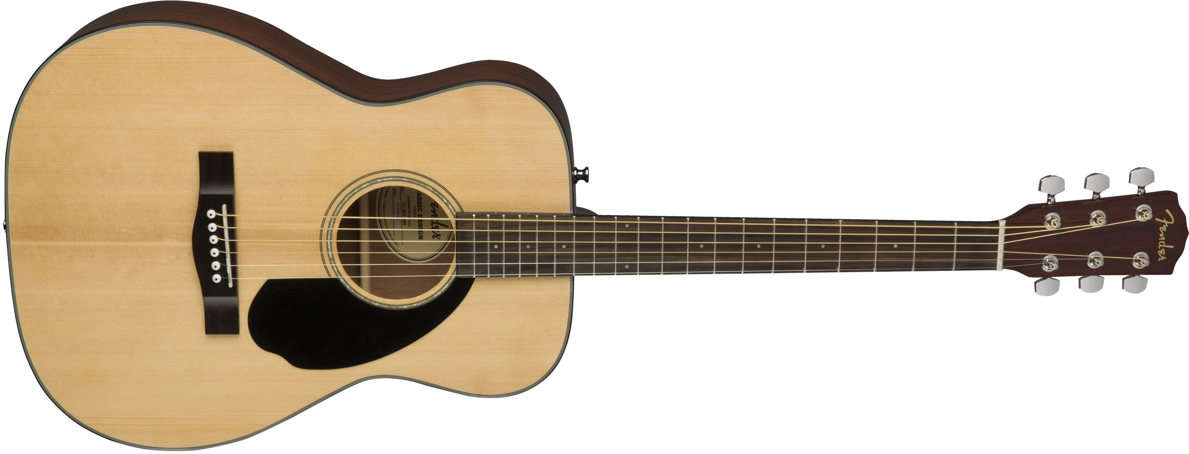 Fender® CC-60S Concert, Walnut Fingerboard, Natural