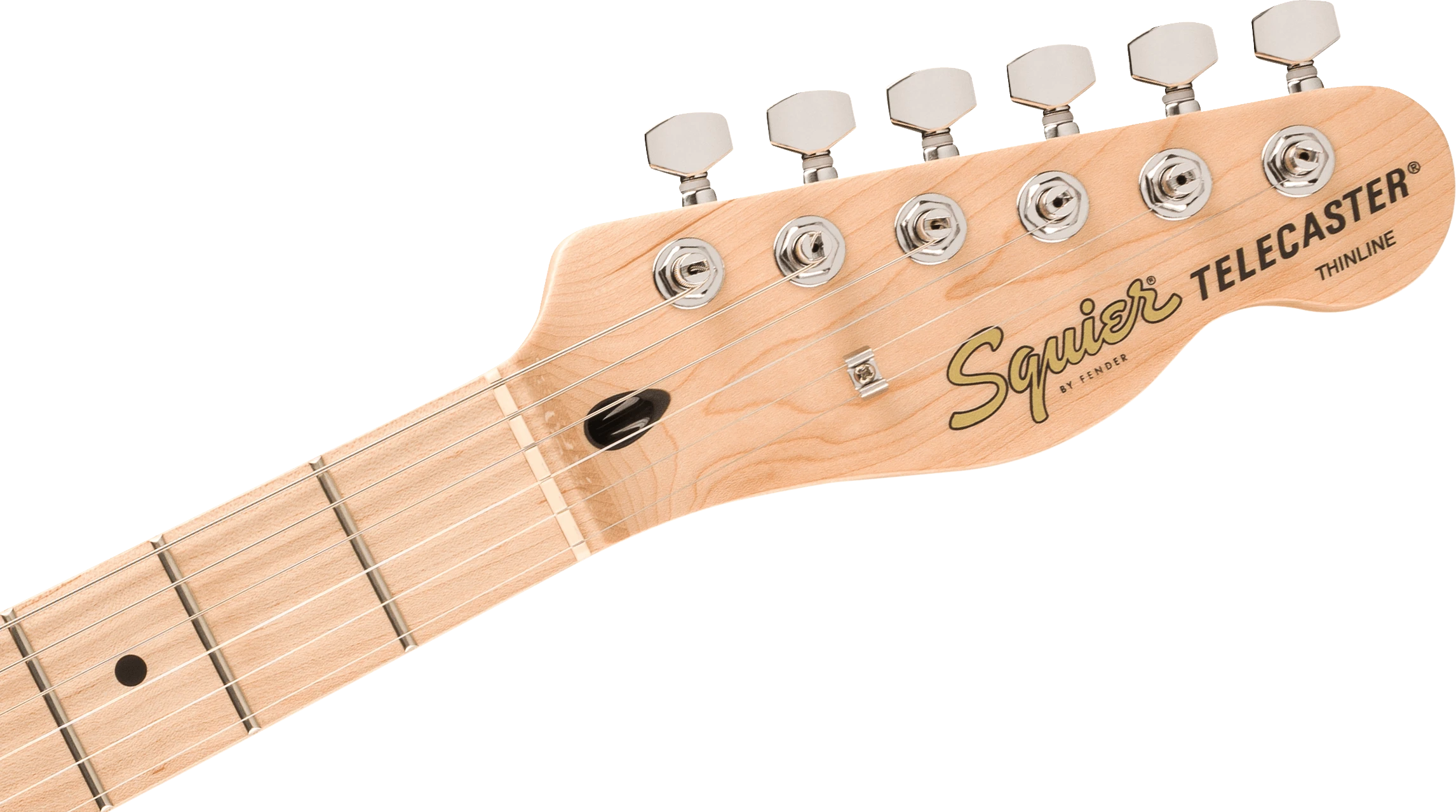 Squier® Affinity Series™ Telecaster® Thinline, Maple Fingerboard, White Pickguard, 3-Color Sunburst