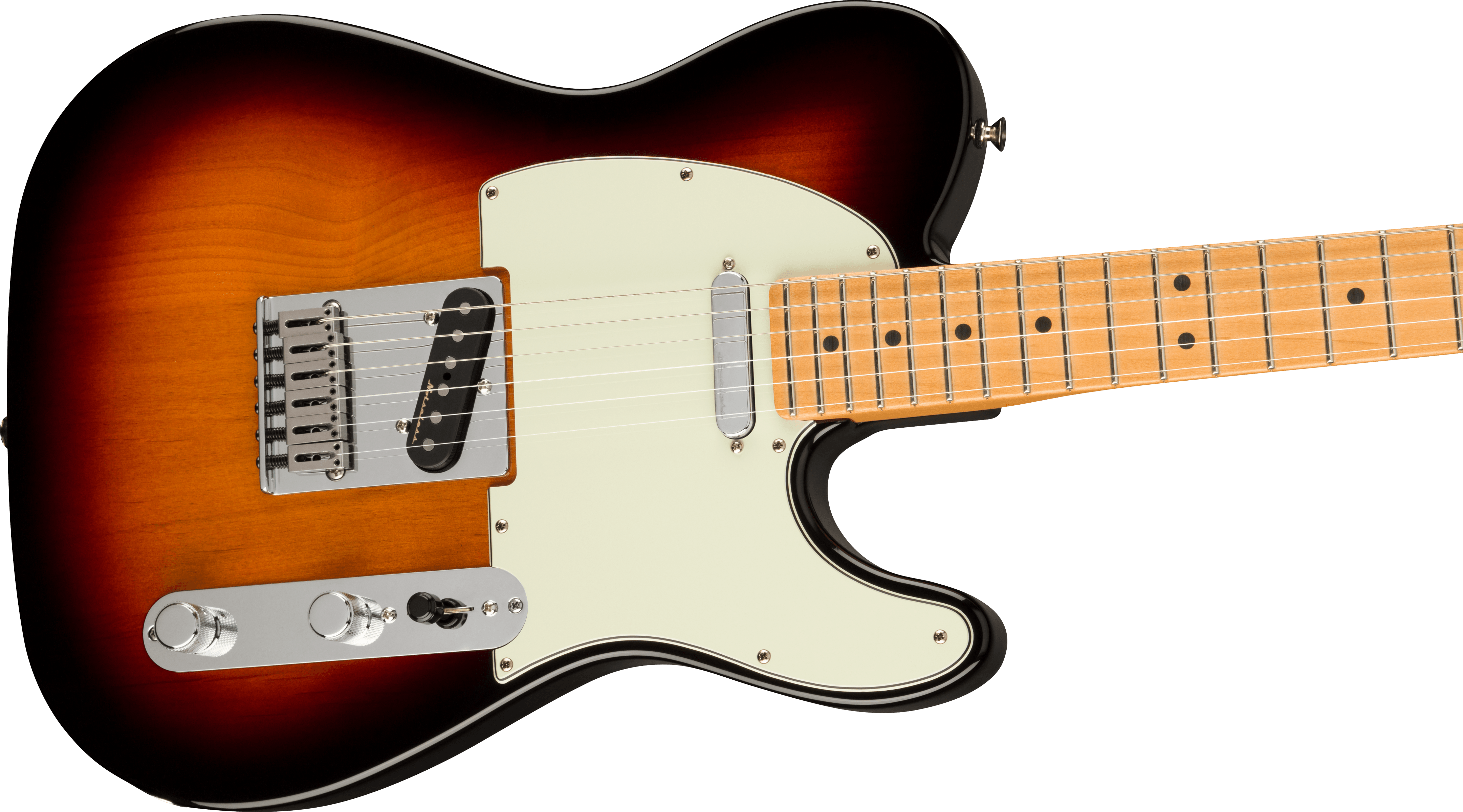 Fender® Player Plus Telecaster®, Maple Fingerboard, 3-Color Sunburst