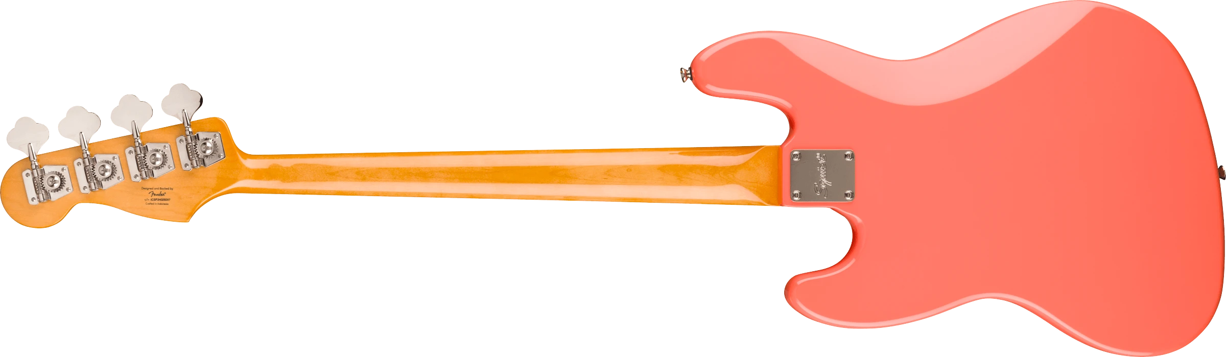 Squier® Classic Vibe™ '60s Jazz Bass®, Laurel Fingerboard, Tortoiseshell Pickguard, Tahitian Coral