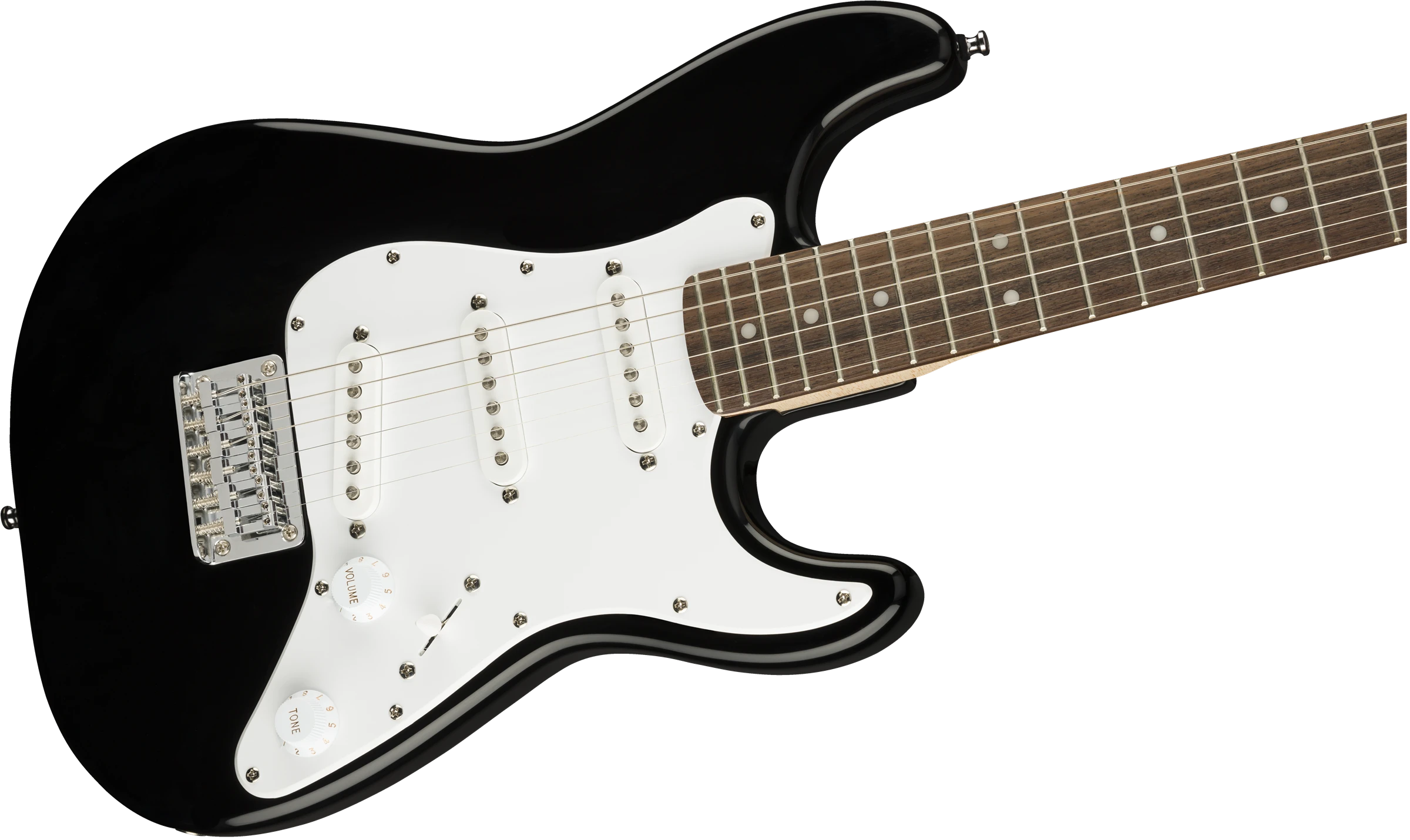 Squier® Mini Stratocaster®, Laurel Fingerboard, Black