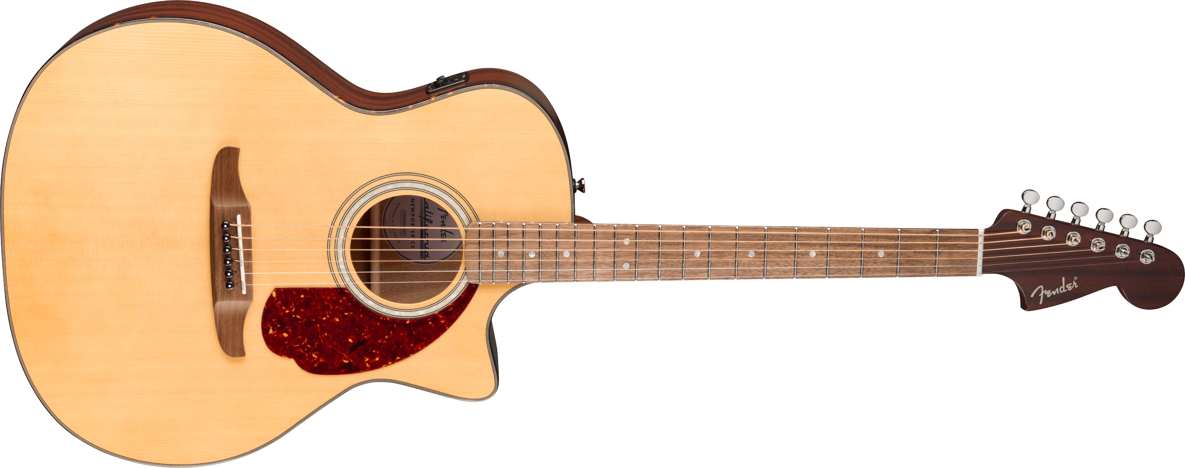 Fender® California Deluxe Newporter™ CE, Walnut Fingerboard, Natural