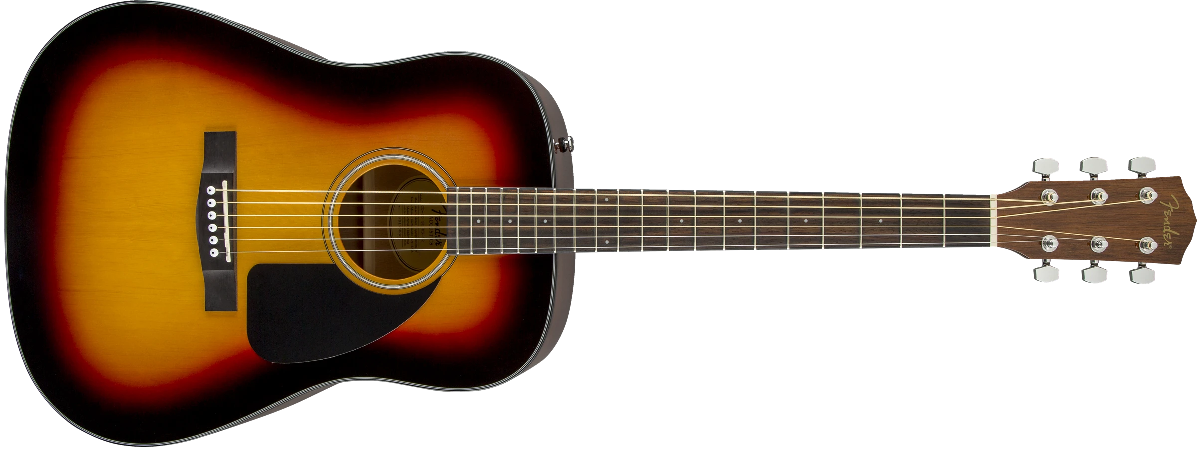Fender® CD-60 Dreadnought V3 DS, Walnut Fingerboard, Sunburst