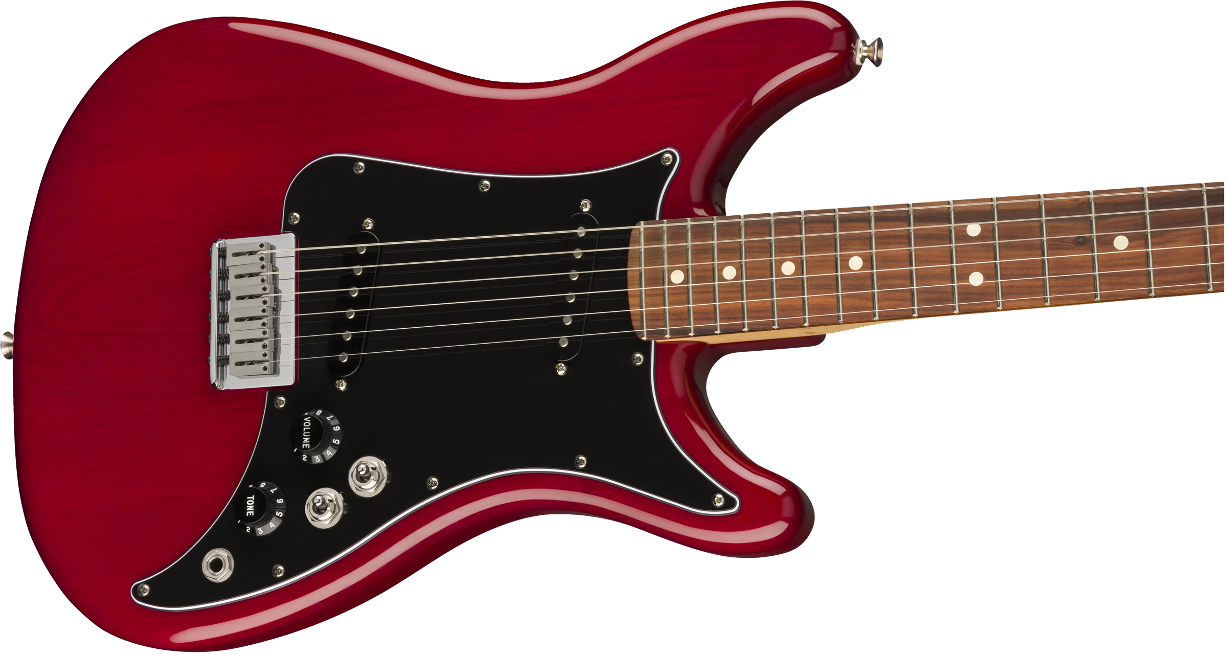 Fender® Player Lead II, Pau Ferro Fingerboard, Crimson Red Transparent