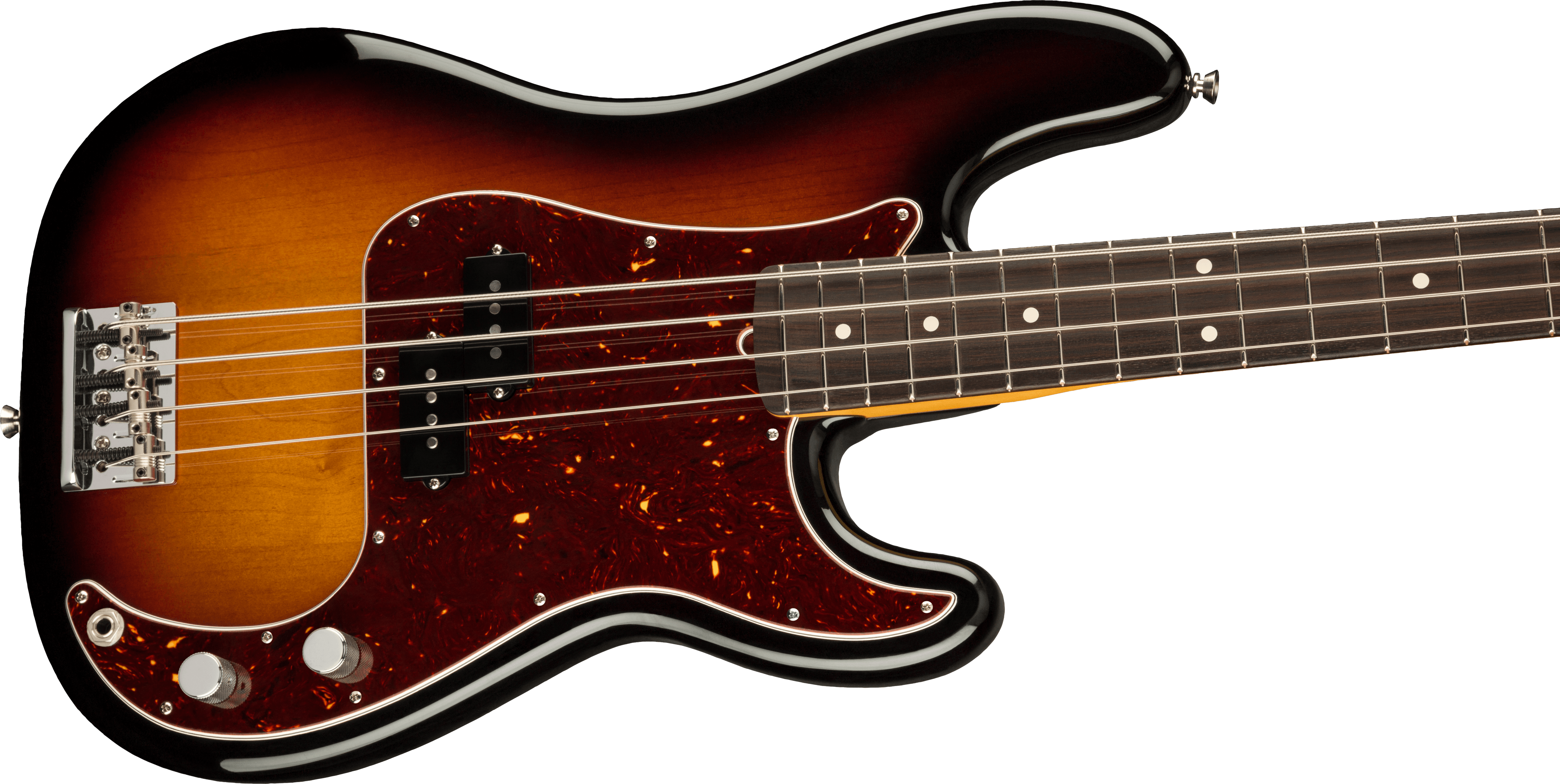Fender® American Professional II Precision Bass®, Rosewood Fingerboard, 3-Color Sunburst