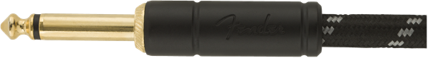 Deluxe Series Instrument Cable, Straight/Straight, 15', Black Tweed