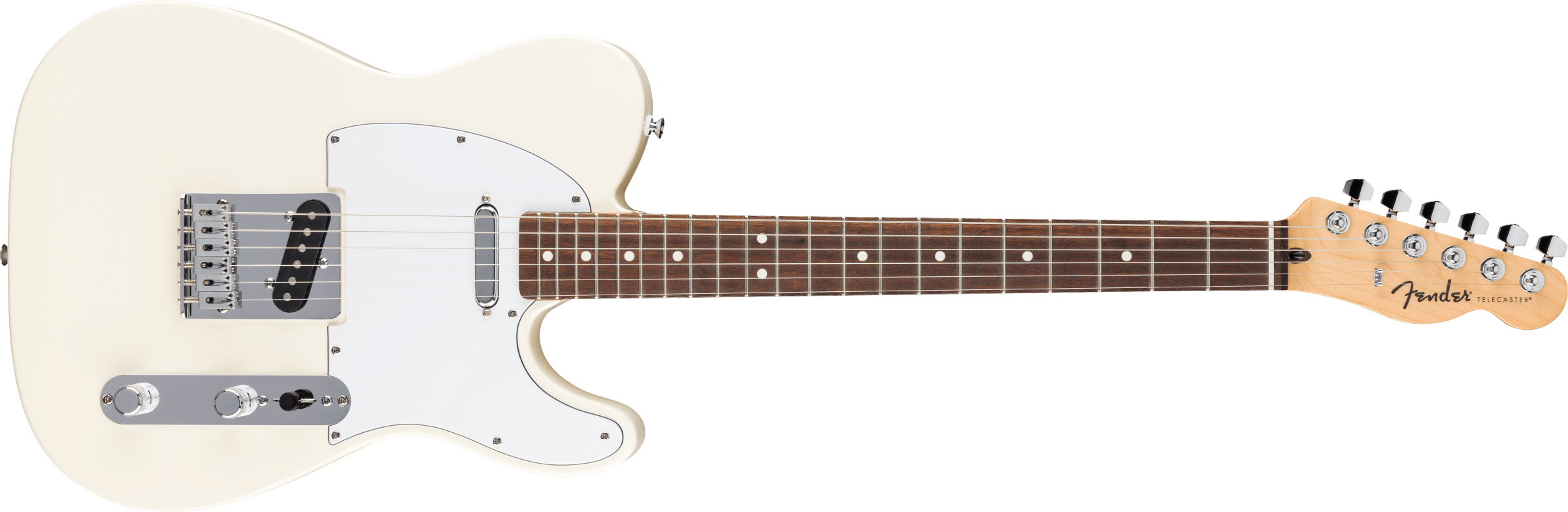 Fender® Standard Telecaster®, Laurel Fingerboard, White Pickguard, Olympic White