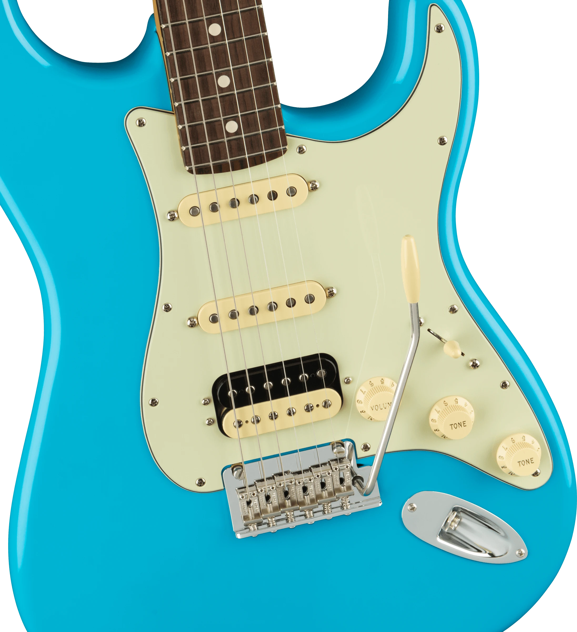 Fender® American Professional II Stratocaster® HSS, Rosewood Fingerboard, Miami Blue