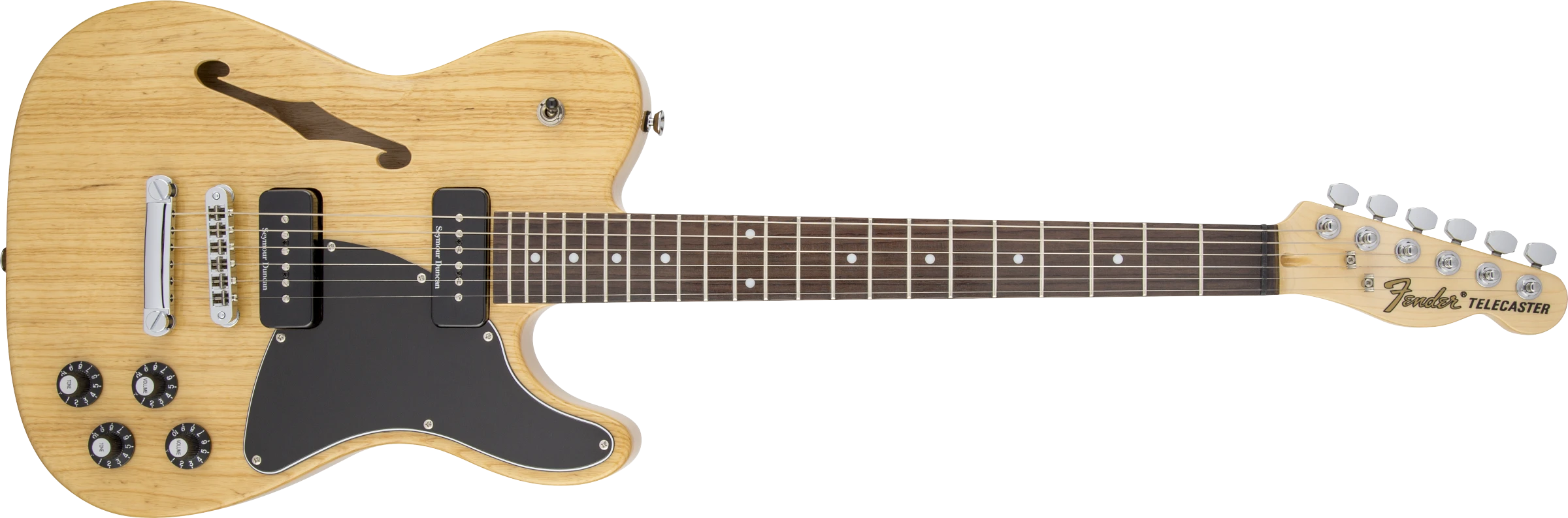 Fender® Jim Adkins JA-90 Telecaster® Thinline, Laurel Fingerboard, Natural