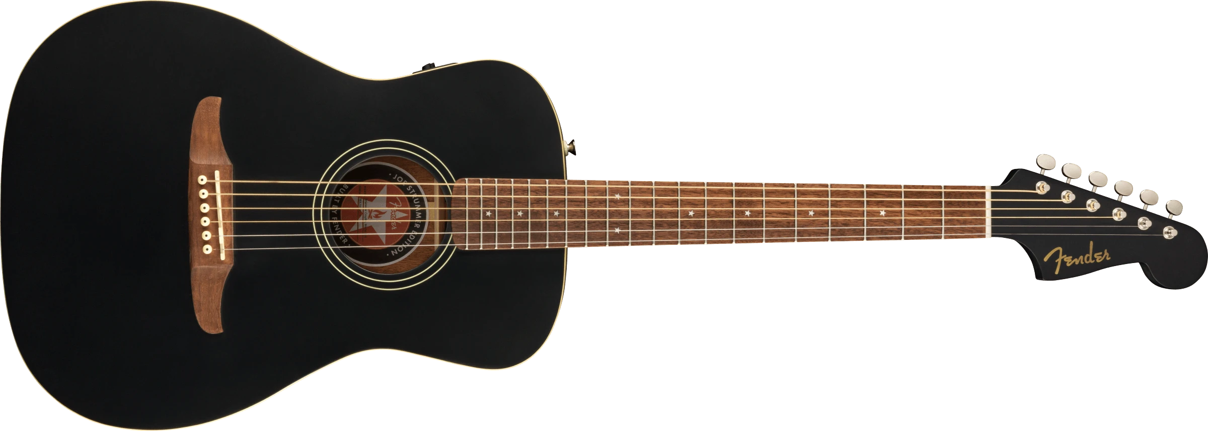 Fender® Joe Strummer Campfire, Walnut Fingerboard, Matte Black