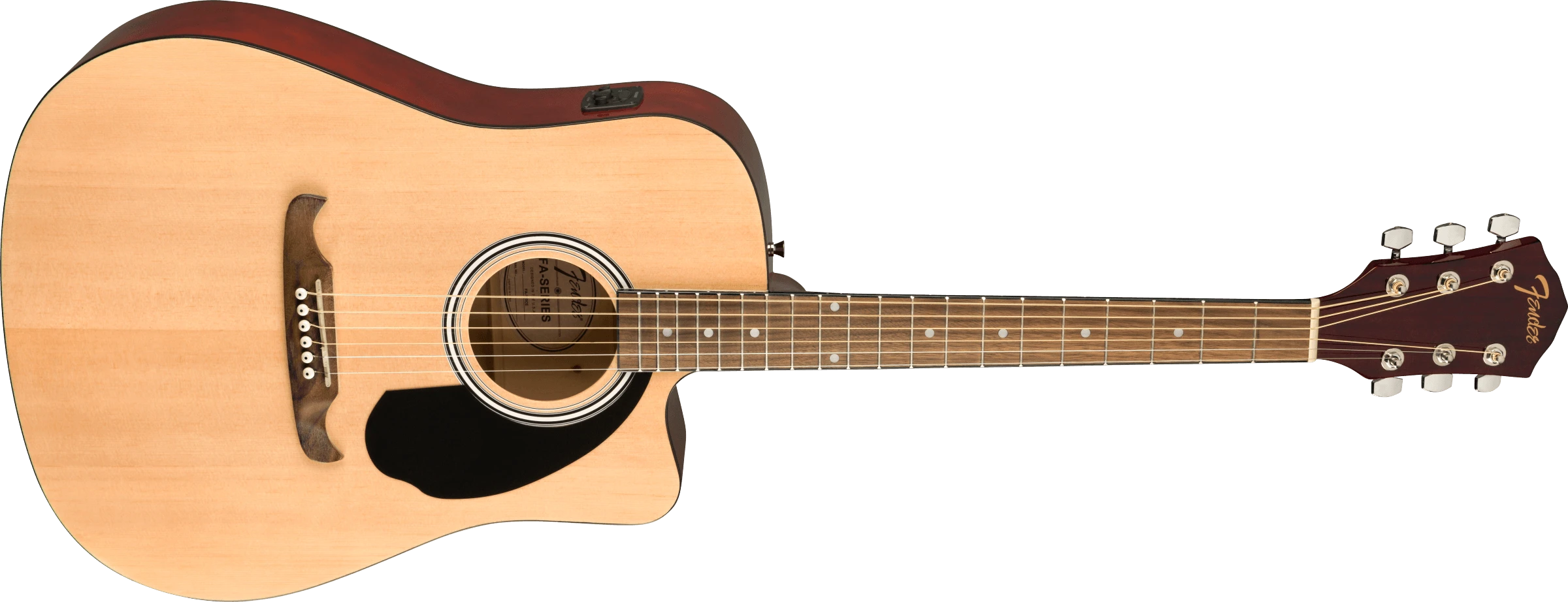 Fender® FA-125CE Dreadnought,  Walnut Fingerboard, Natural