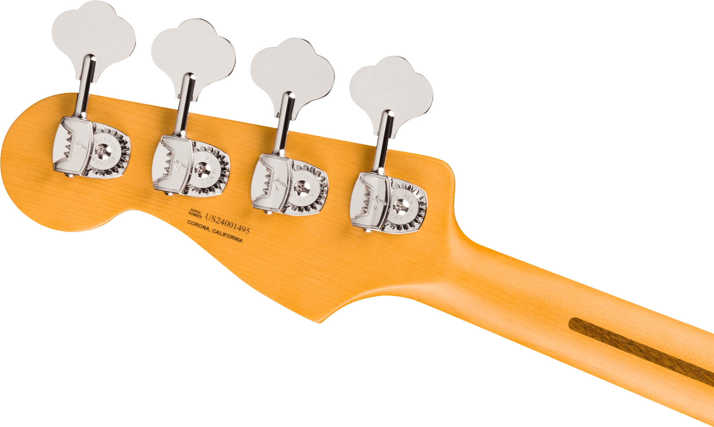 Fender® American Ultra II Jazz Bass®, Ebony Fingerboard, Texas Tea