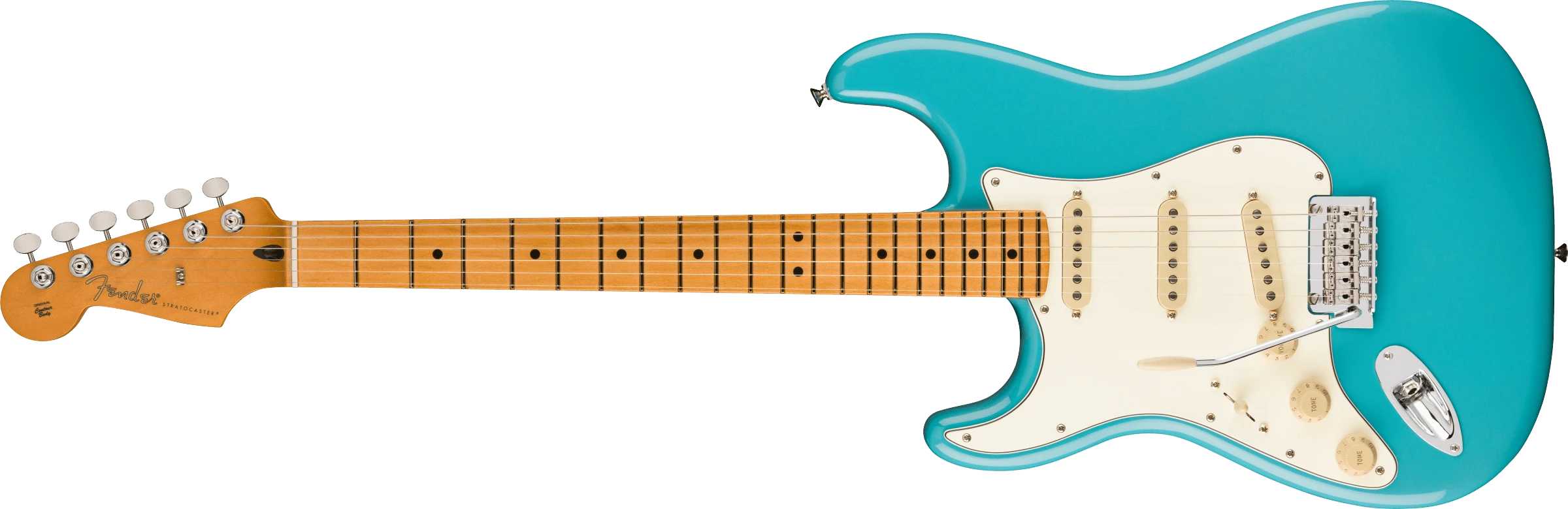 Fender® Player II Stratocaster® Left-Hand, Maple Fingerboard, Aquatone Blue