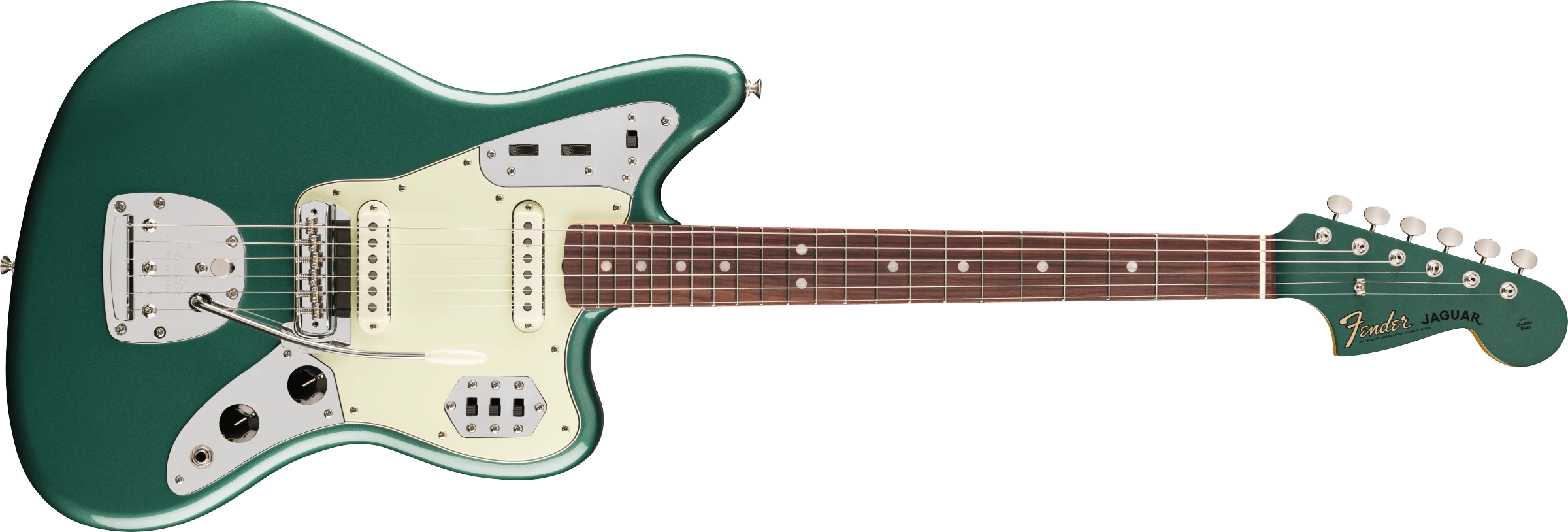 Fender® Vintera® III Mid '60s Jaguar®, Rosewood Fingerboard, Sherwood Green Metallic