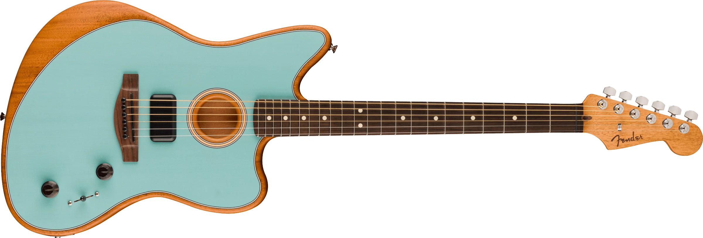 Fender® Acoustasonic® Player Jazzmaster®, Rosewood Fingerboard, Ice Blue