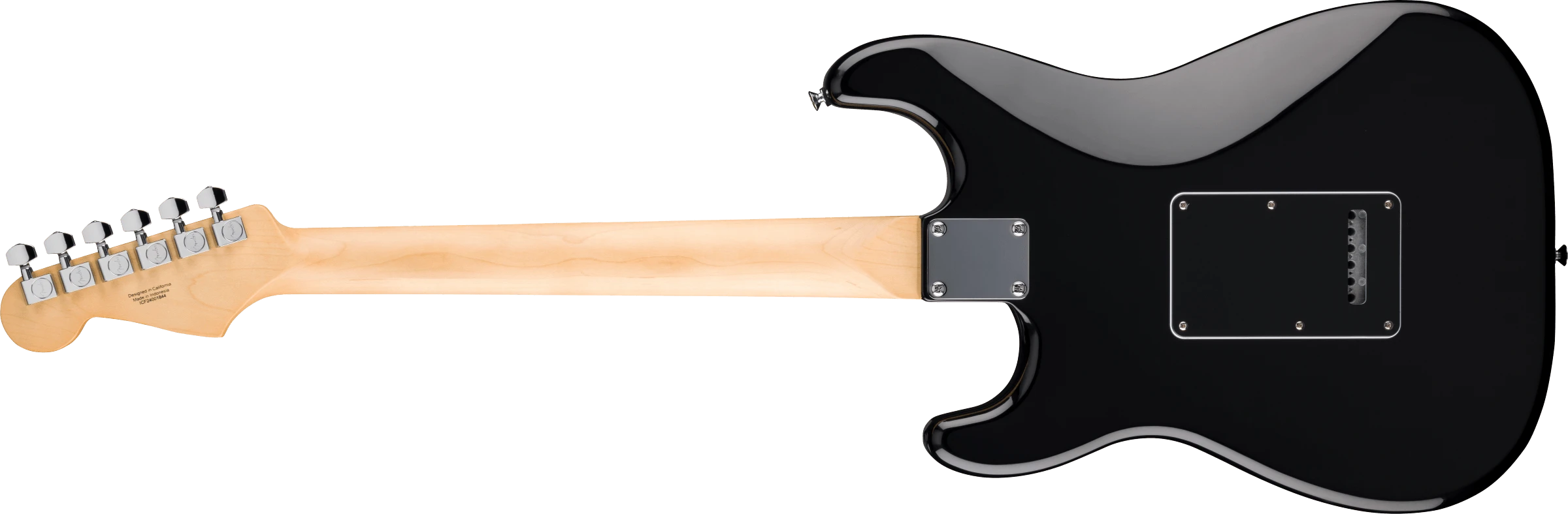 Fender® Standard Stratocaster® HSS, Laurel Fingerboard, Black Pickguard, Black