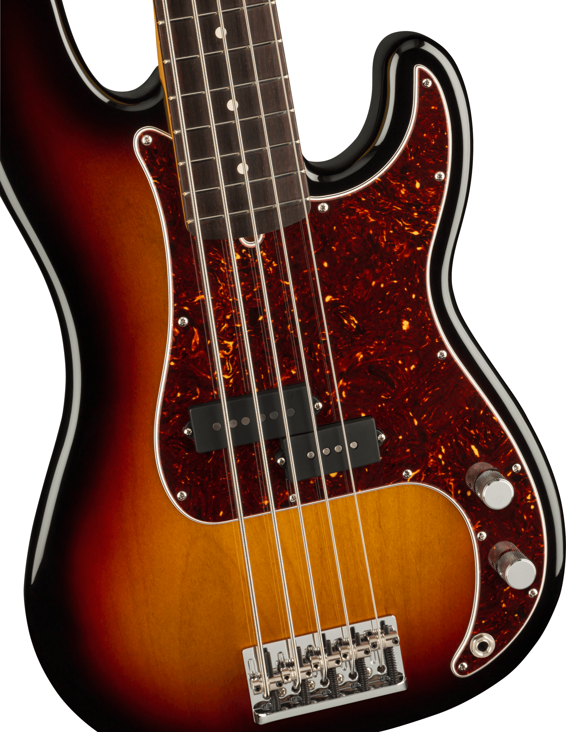 Fender® American Professional II Precision Bass® V, Rosewood Fingerboard, 3-Color Sunburst