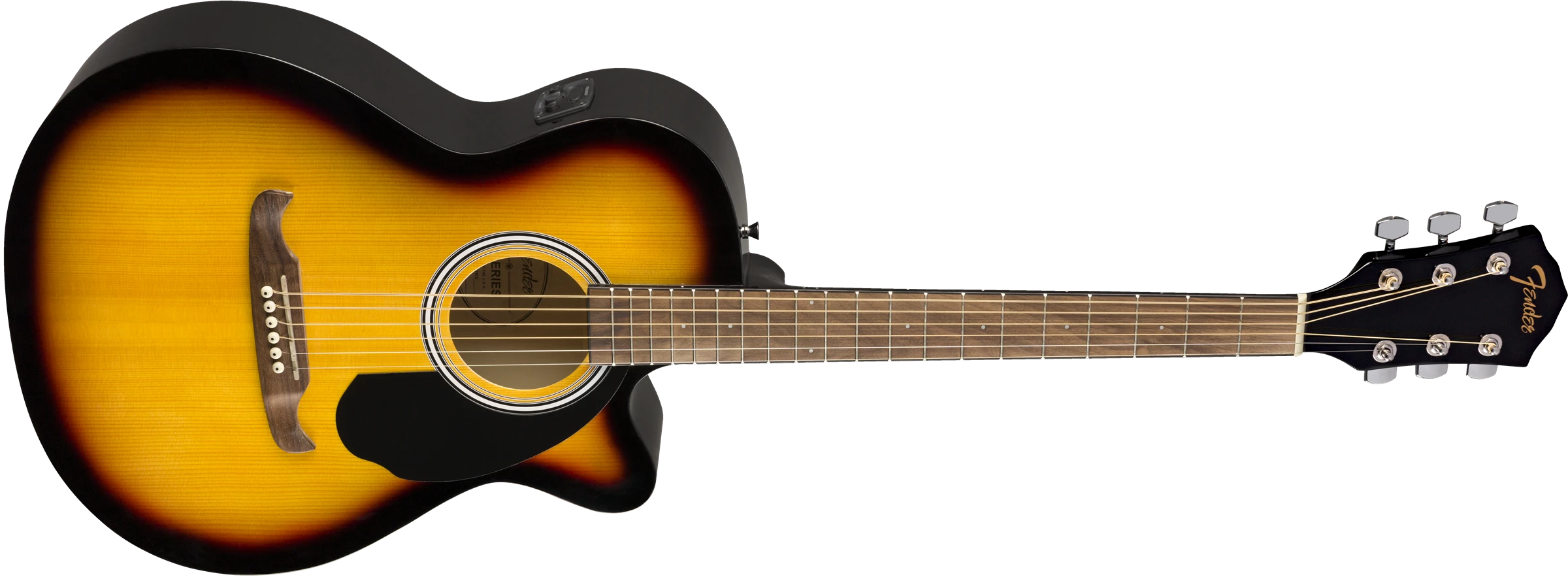 Fender® FA-135CE Concert, Walnut Fingerboard, Sunburst