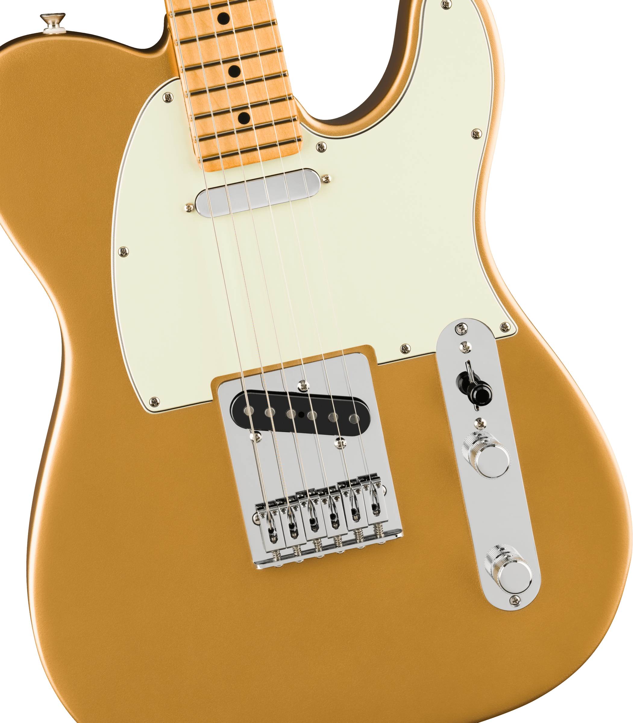 Fender® 75th Anniversary Player II Telecaster®, Maple Fingerboard, Aztec Gold