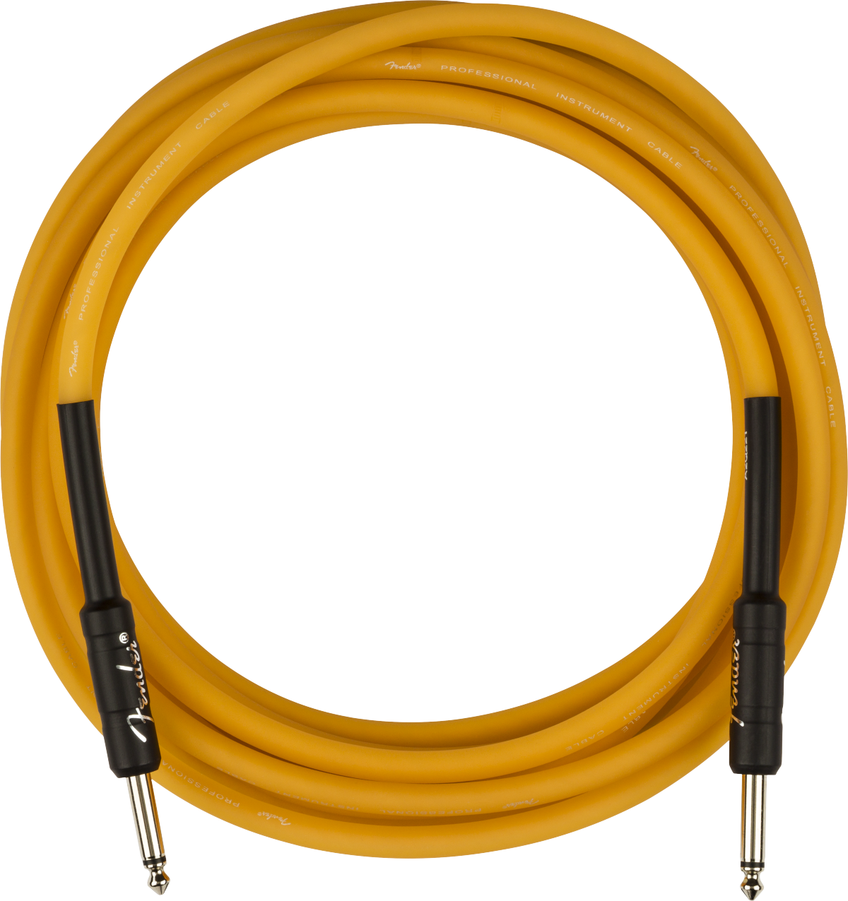 Fender® Professional Glow in the Dark Cable, Orange, 18.6'