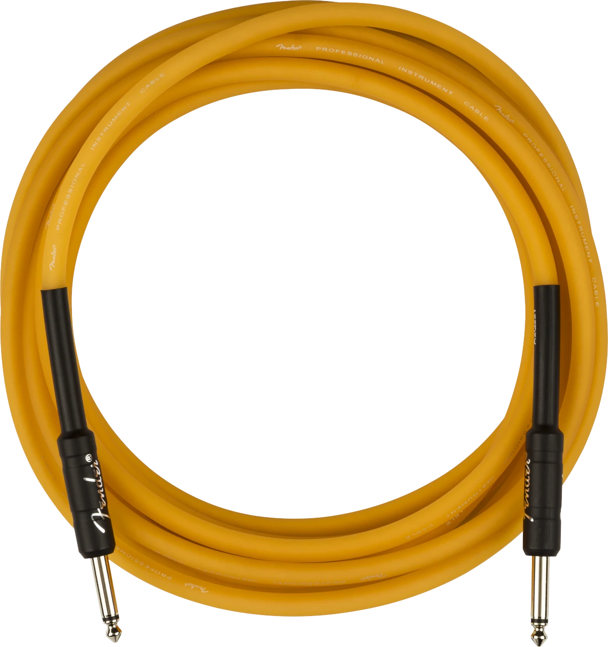 Fender® Professional Glow in the Dark Cable, Orange, 18.6'