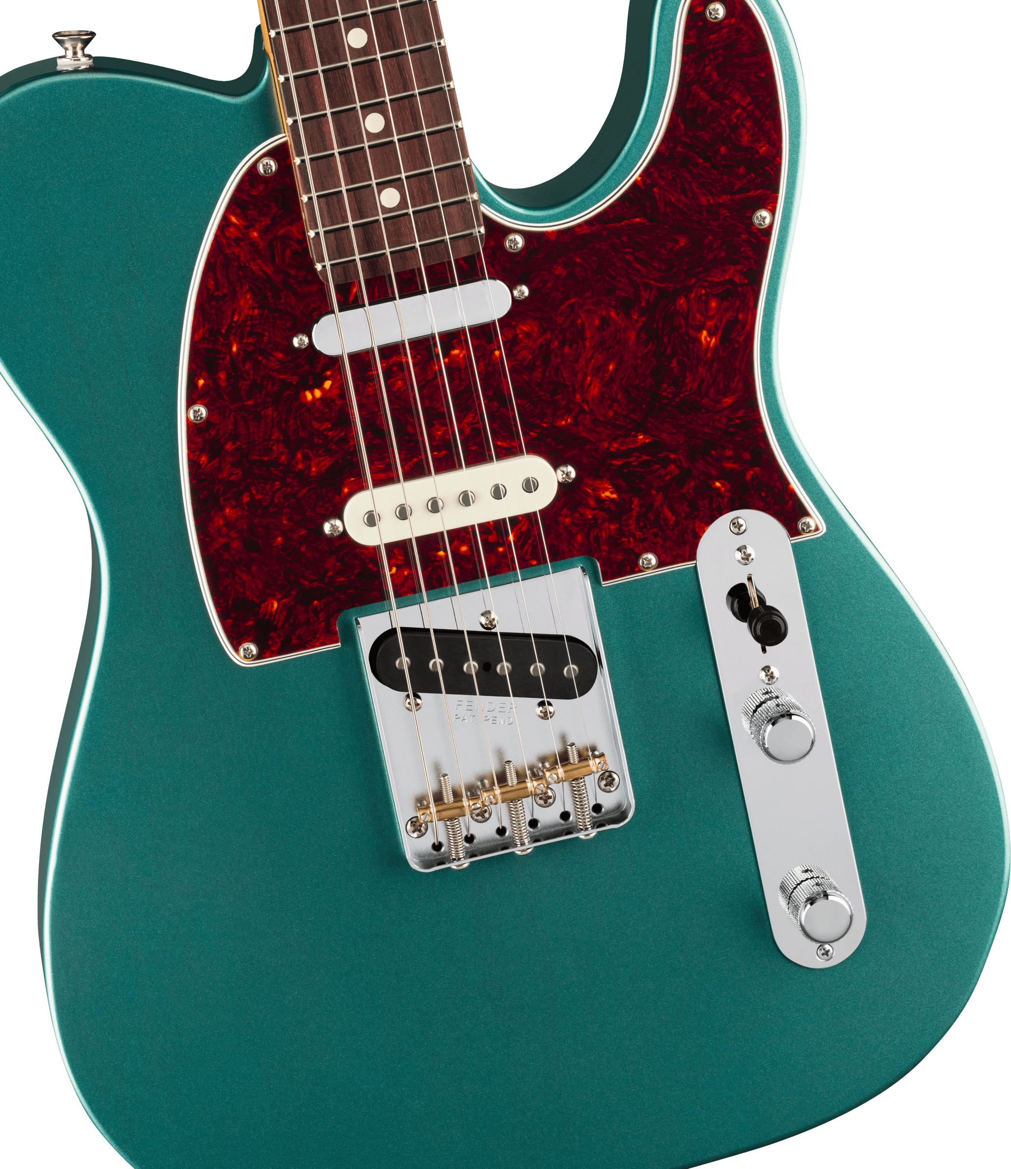 Fender® American Professional Classic Hotshot Telecaster®, Rosewood Fingerboard, Faded Sherwood Green Metallic