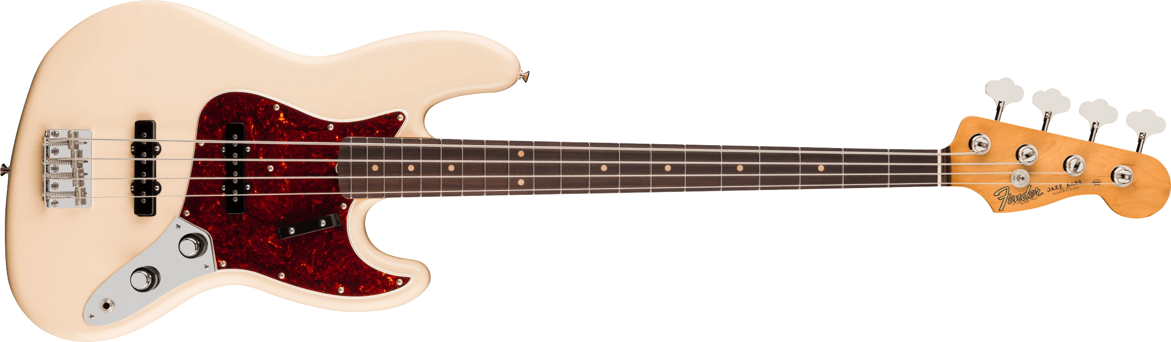 Fender® Vintera® III Early '60s Jazz Bass®, Rosewood Fingerboard, Olympic White