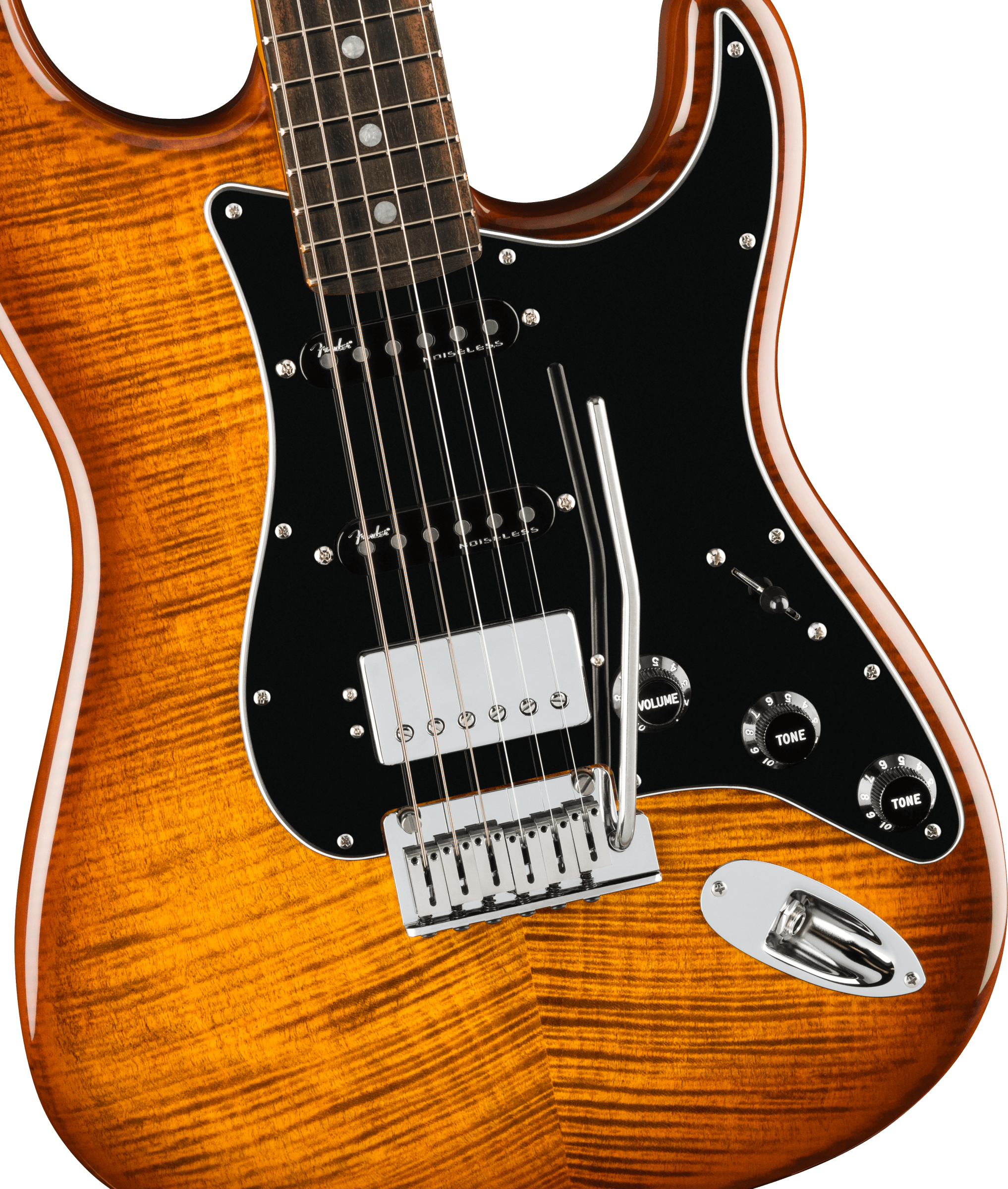 Fender® Limited Edition American Ultra Stratocaster®, Tiger's Eye