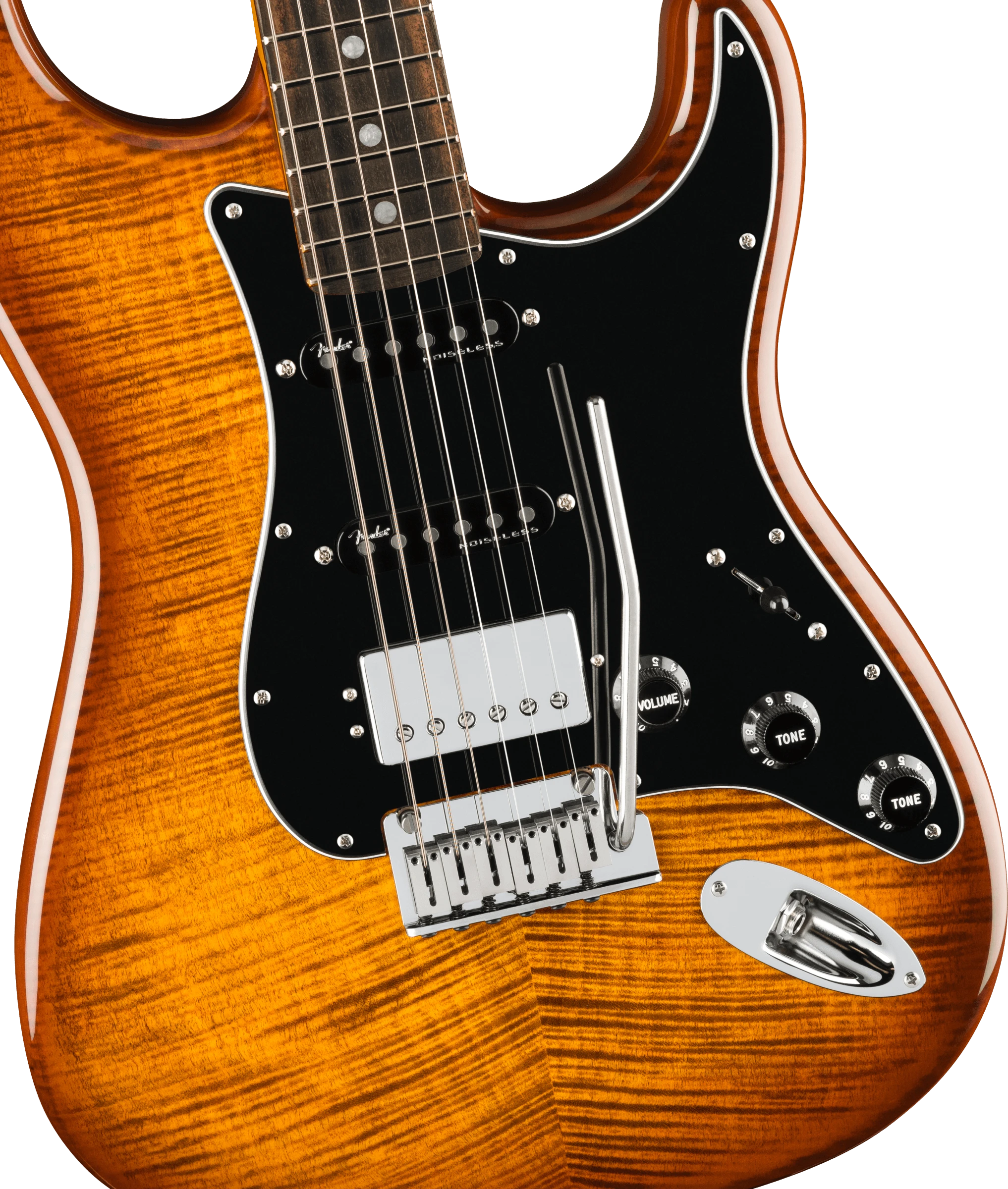 Fender® Limited Edition American Ultra Stratocaster®, Tiger's Eye