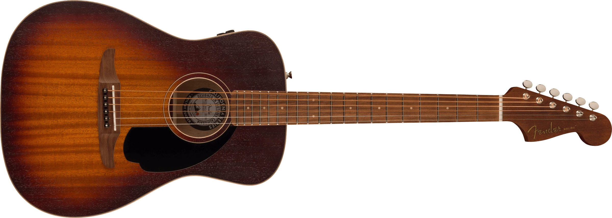 Fender® Malibu Special, Pau Ferro Fingerboard, Black Pickguard, Honey Burst