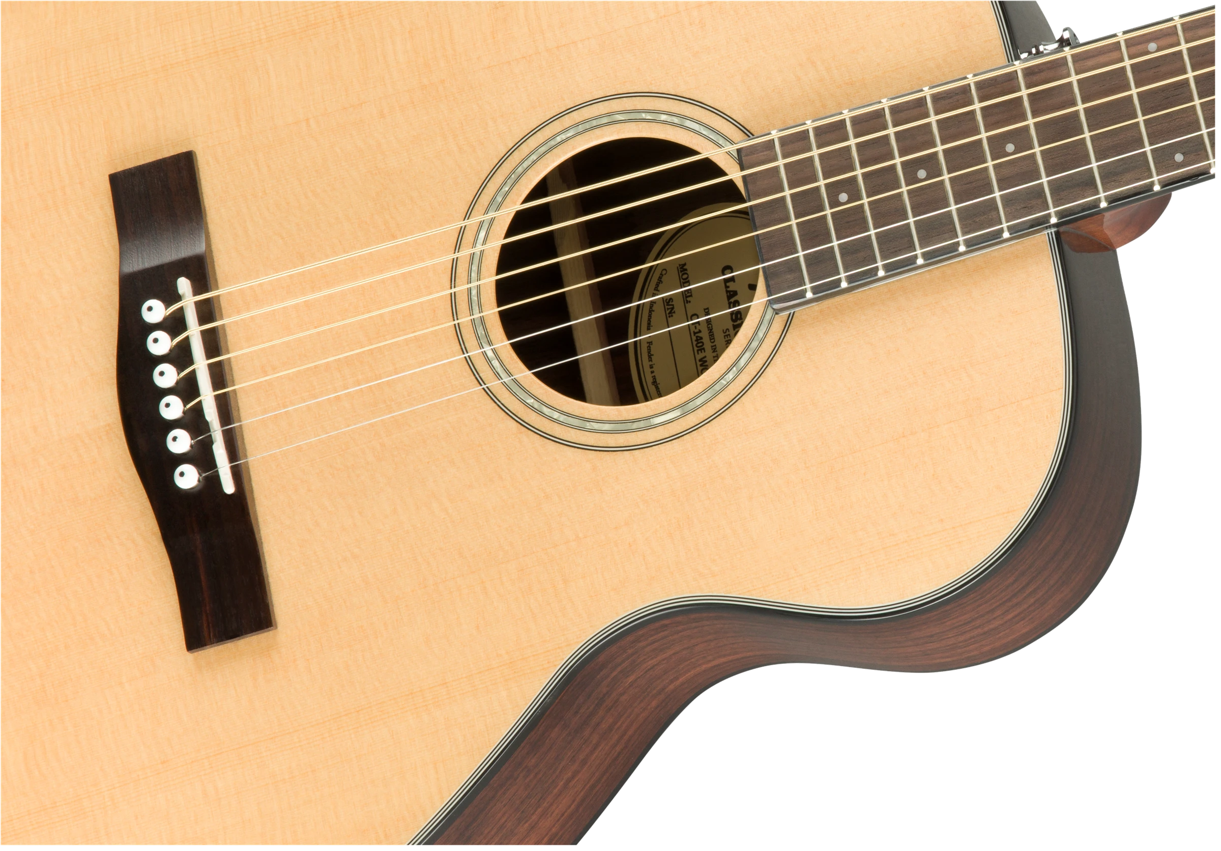 Fender® CT-140SE Natural, with case