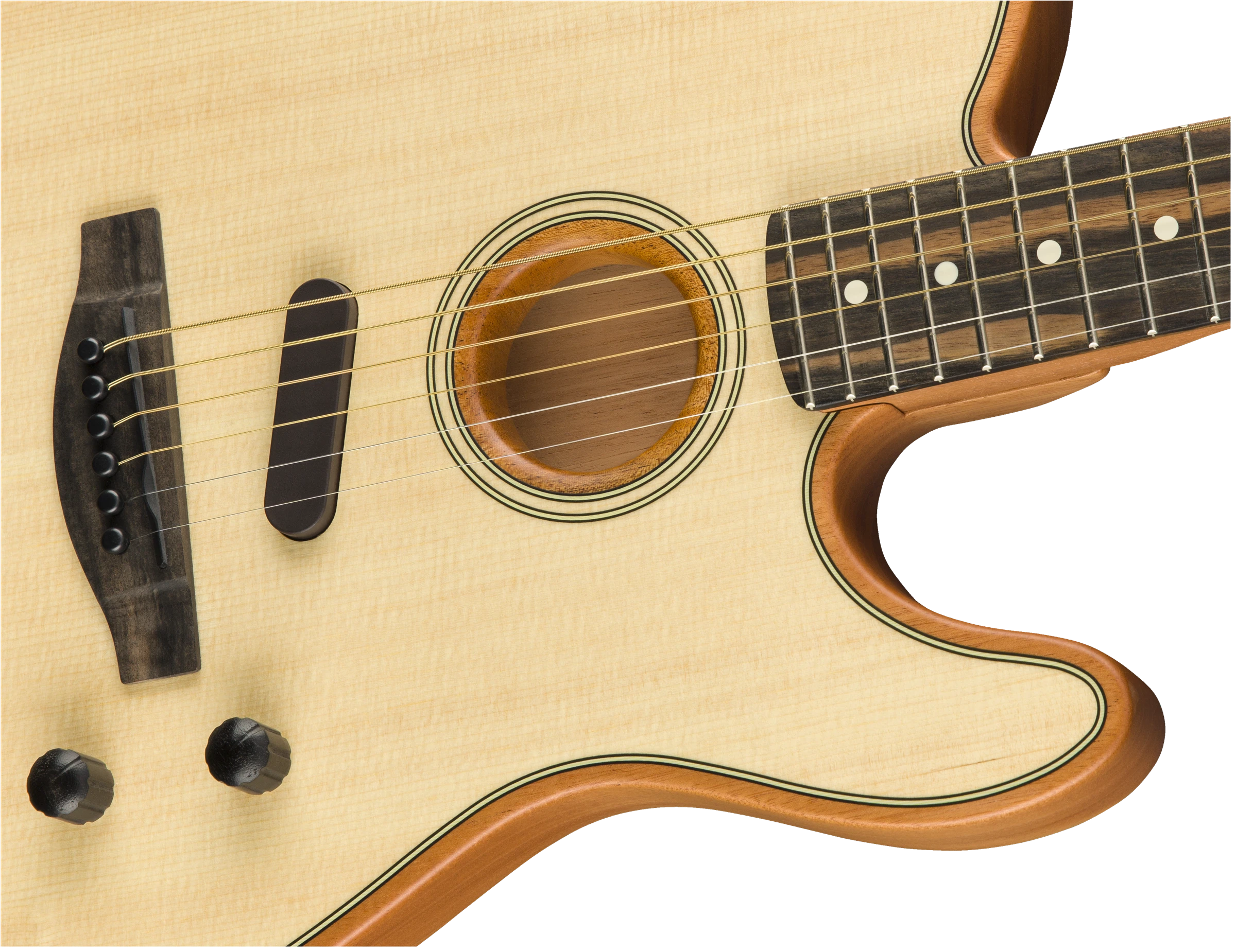 Fender® American Acoustasonic® Telecaster®, Ebony Fingerboard, Natural