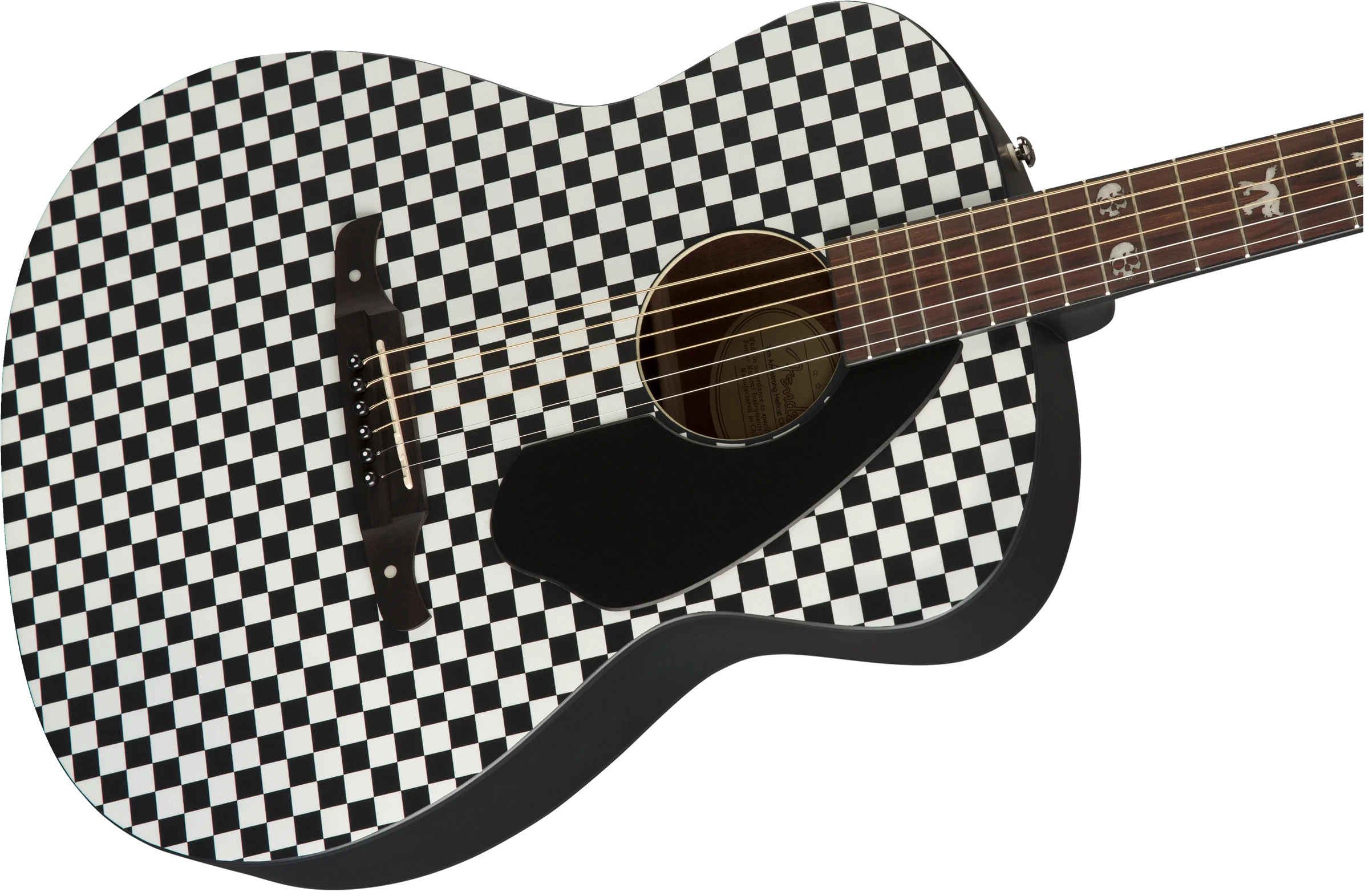 Fender® Tim Armstrong Hellcat, Walnut Fingerboard, Checkerboard