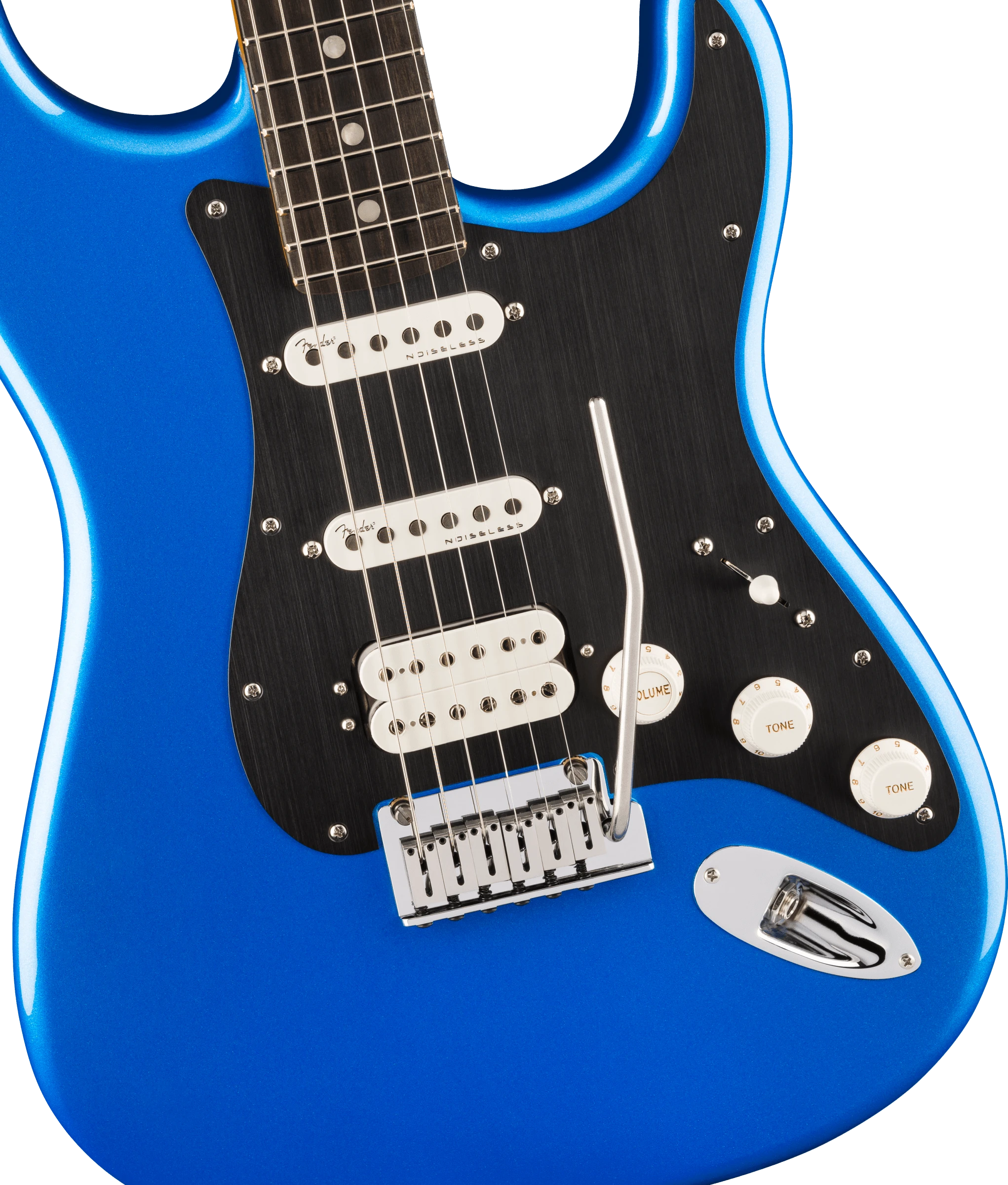Fender® American Ultra II Stratocaster® HSS, Ebony Fingerboard, Noble Blue