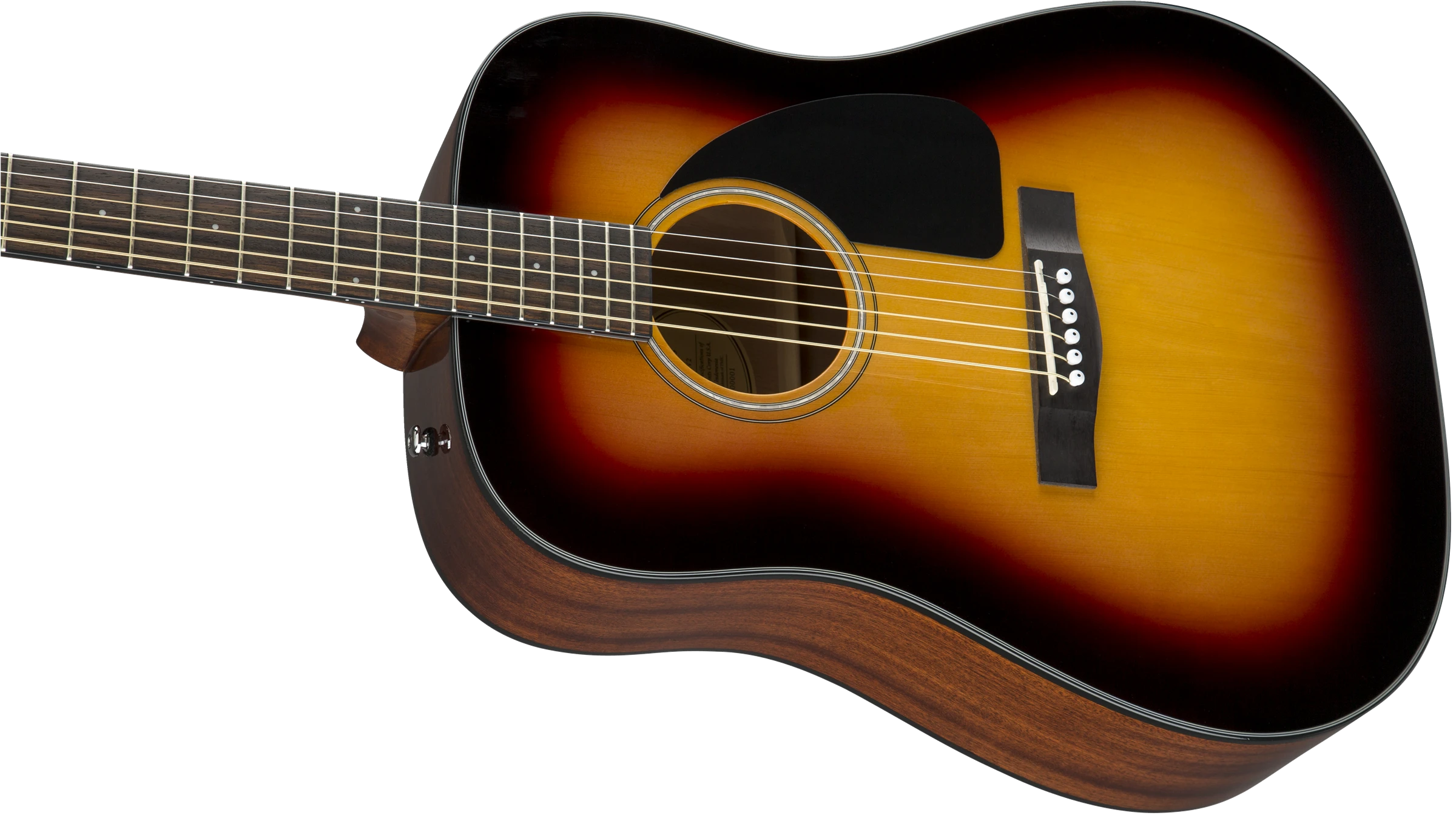 Fender® CD-60 Dreadnought V3 w/Case, Walnut Fingerboard, Sunburst