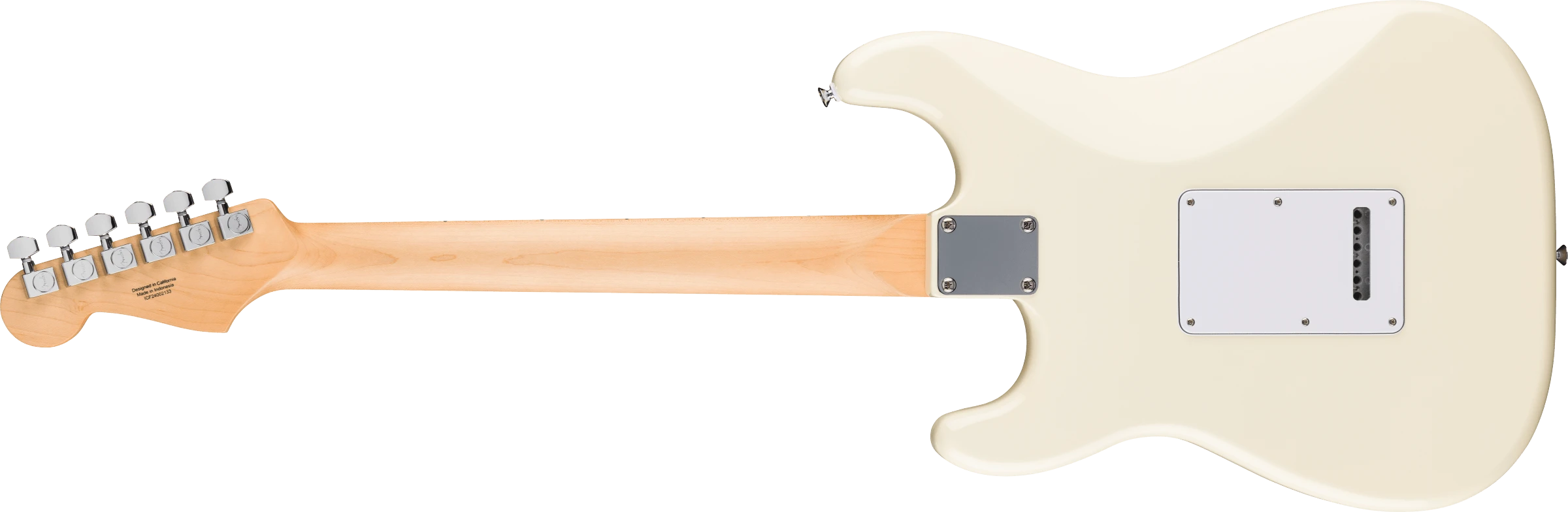 Fender® Standard Stratocaster®, Maple Fingerboard, White Pickguard, Olympic White